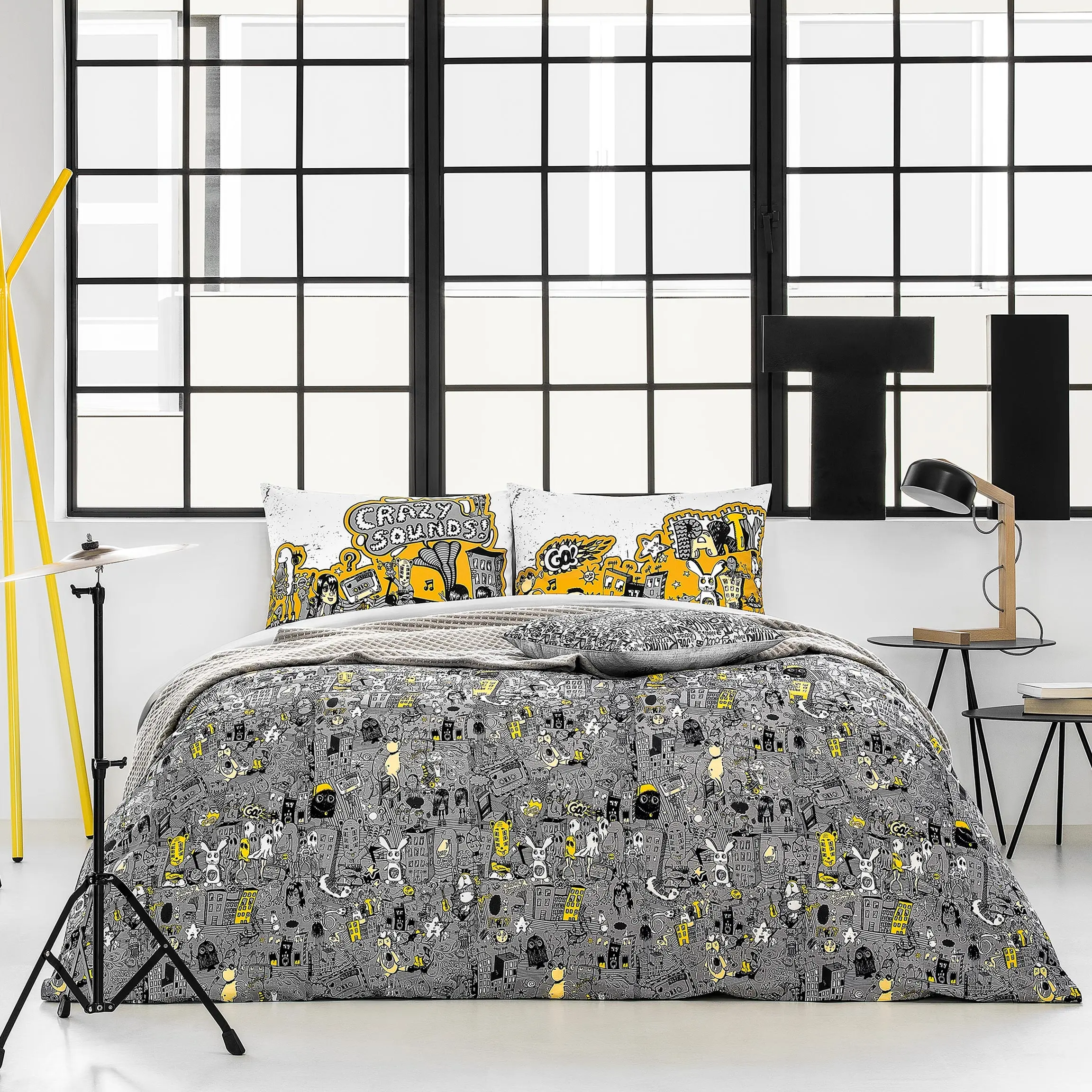 Flat Sheet - Funky | White | Single - Image 2