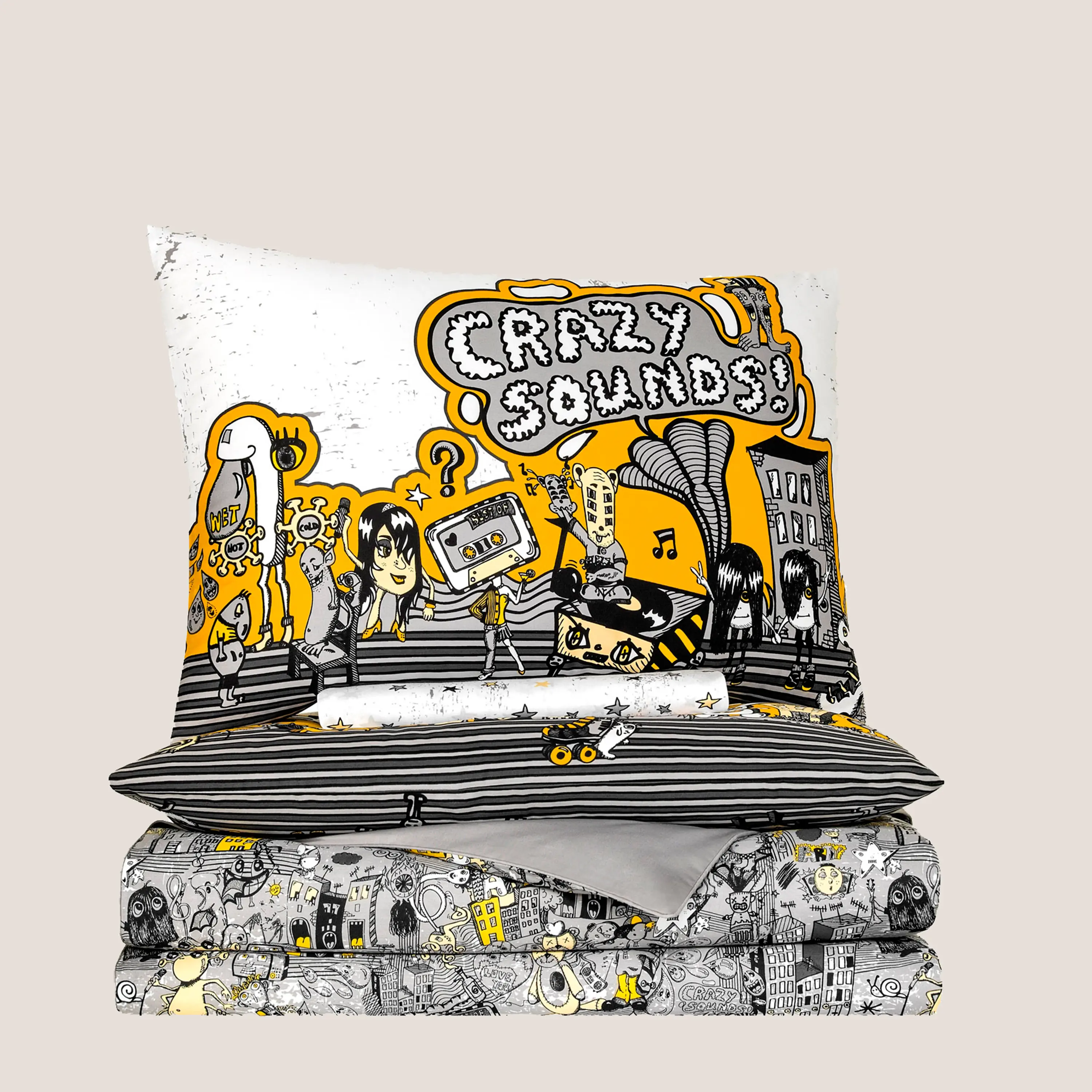 Flat Sheet - Funky | White | Single - Image 3