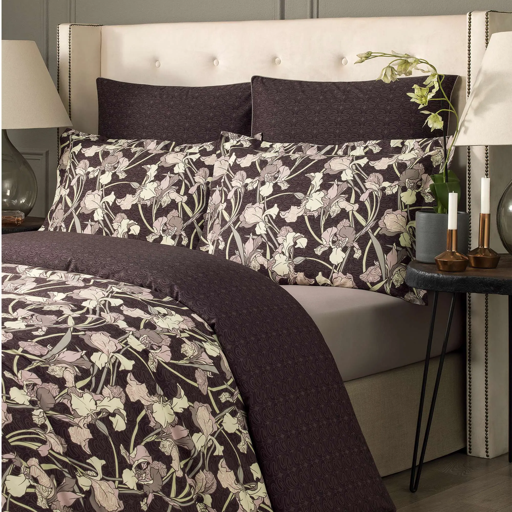Flat Sheet - Izabella | Violet | Queen - Image 4