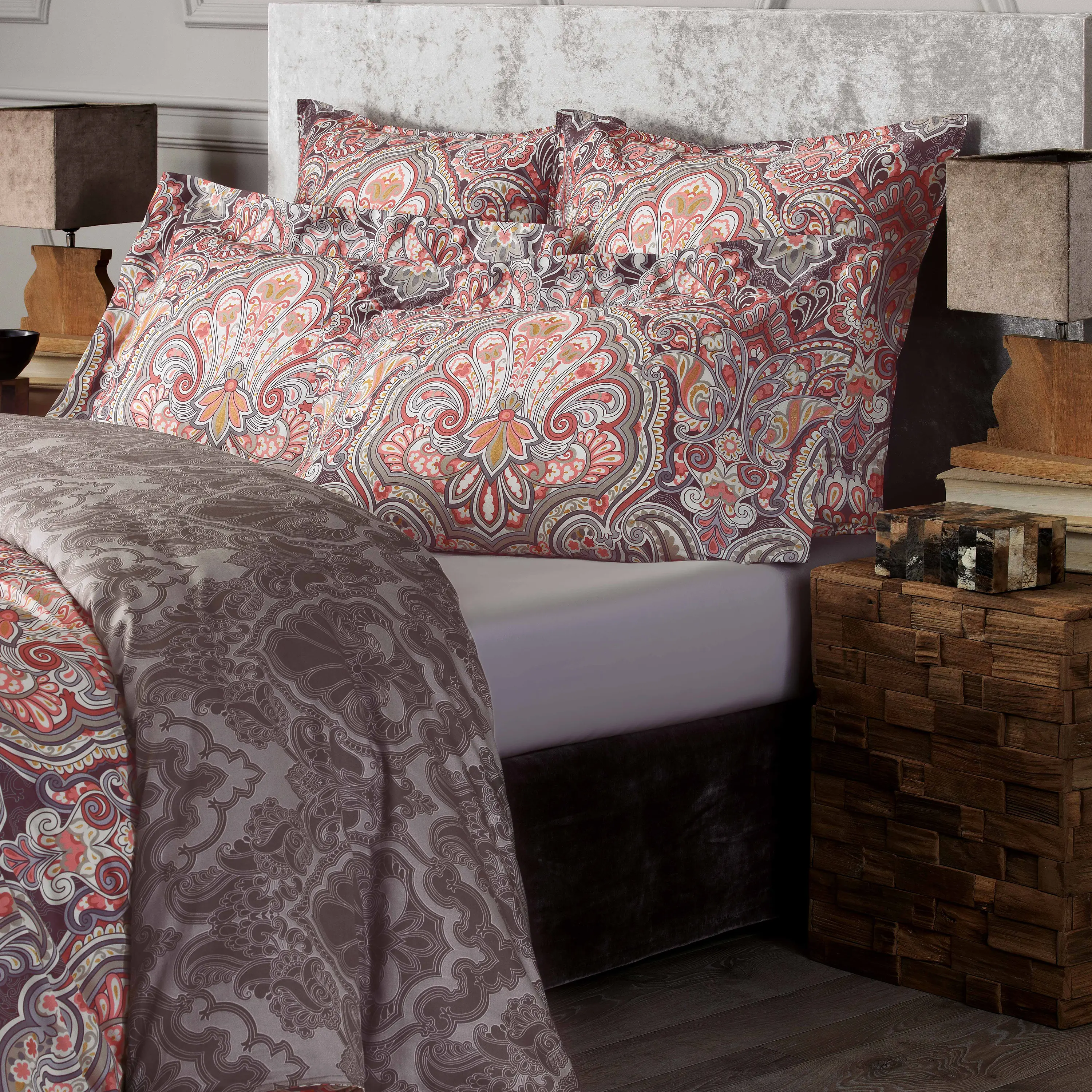 Flat Sheet - Marrakesh | Grey | Twin - Image 2