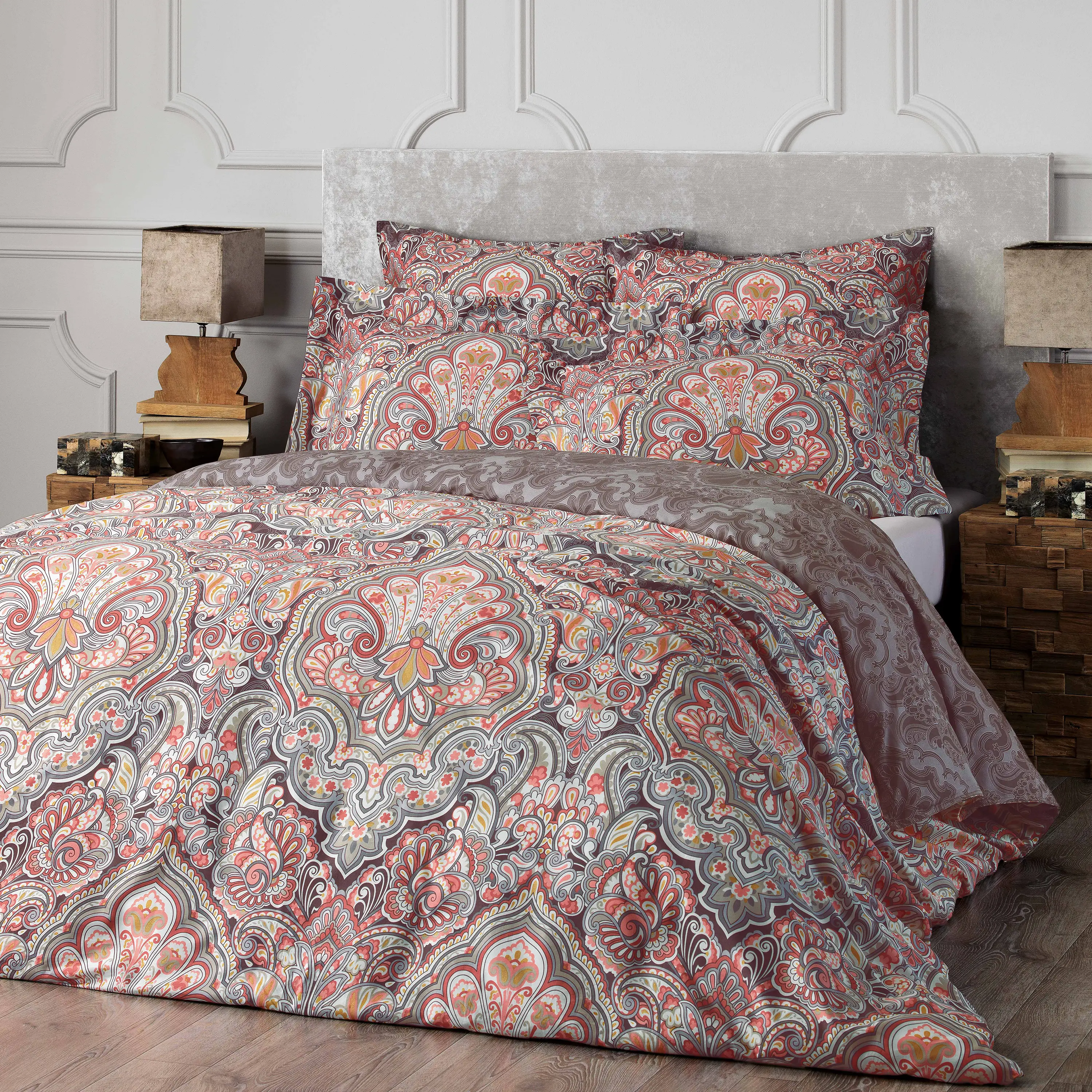 Flat Sheet - Marrakesh | Grey | Twin - Image 3