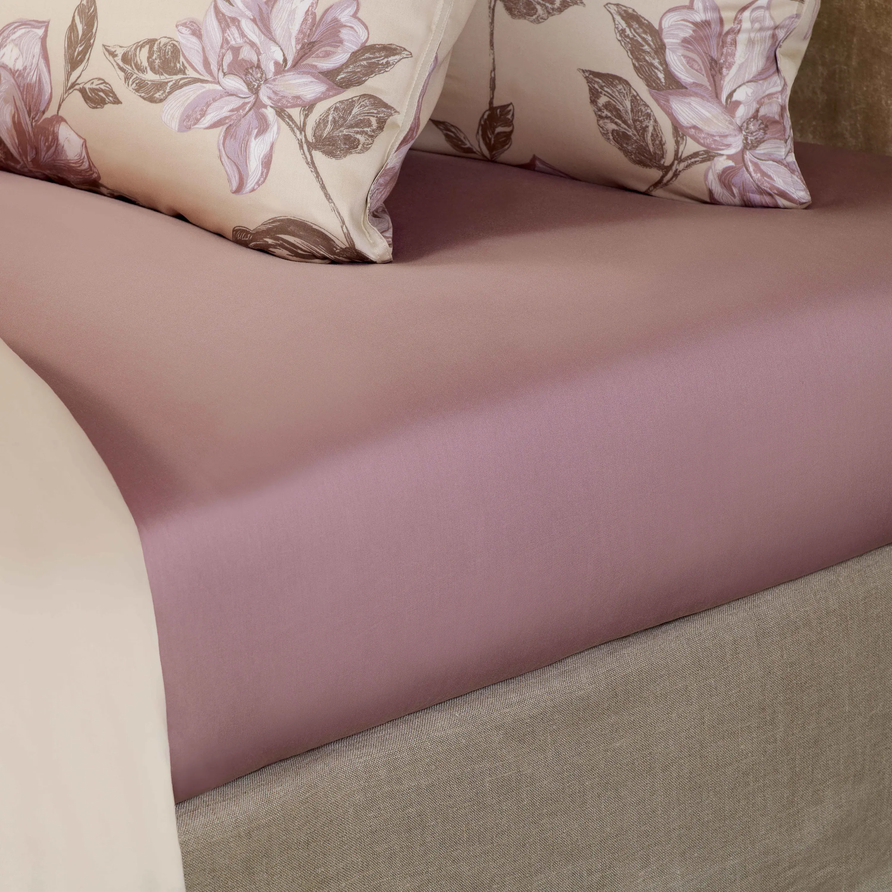 Flat Sheet - Milena | Pink/Beige | King