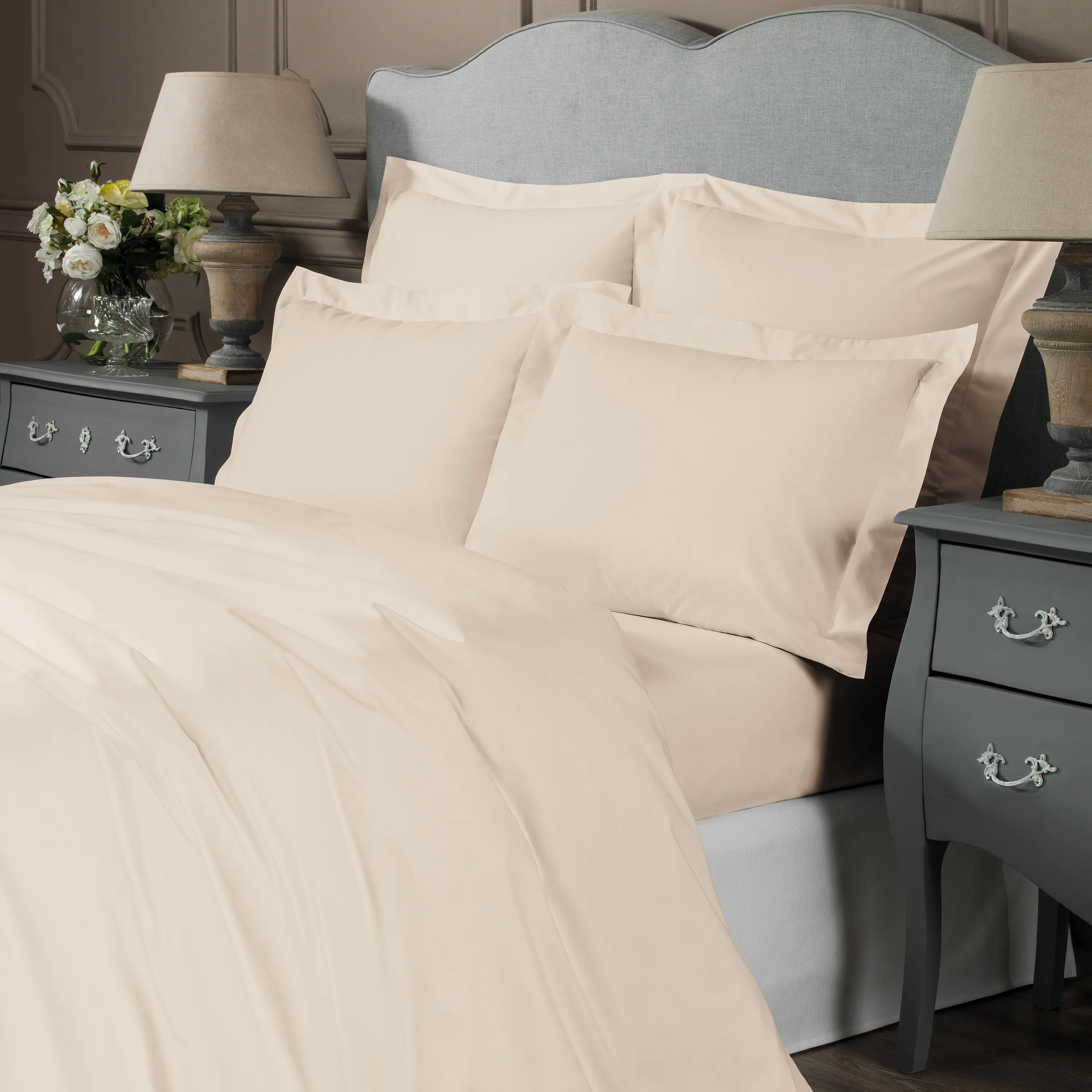 Flat Sheet - Royal | Ecru | Single - Image 2