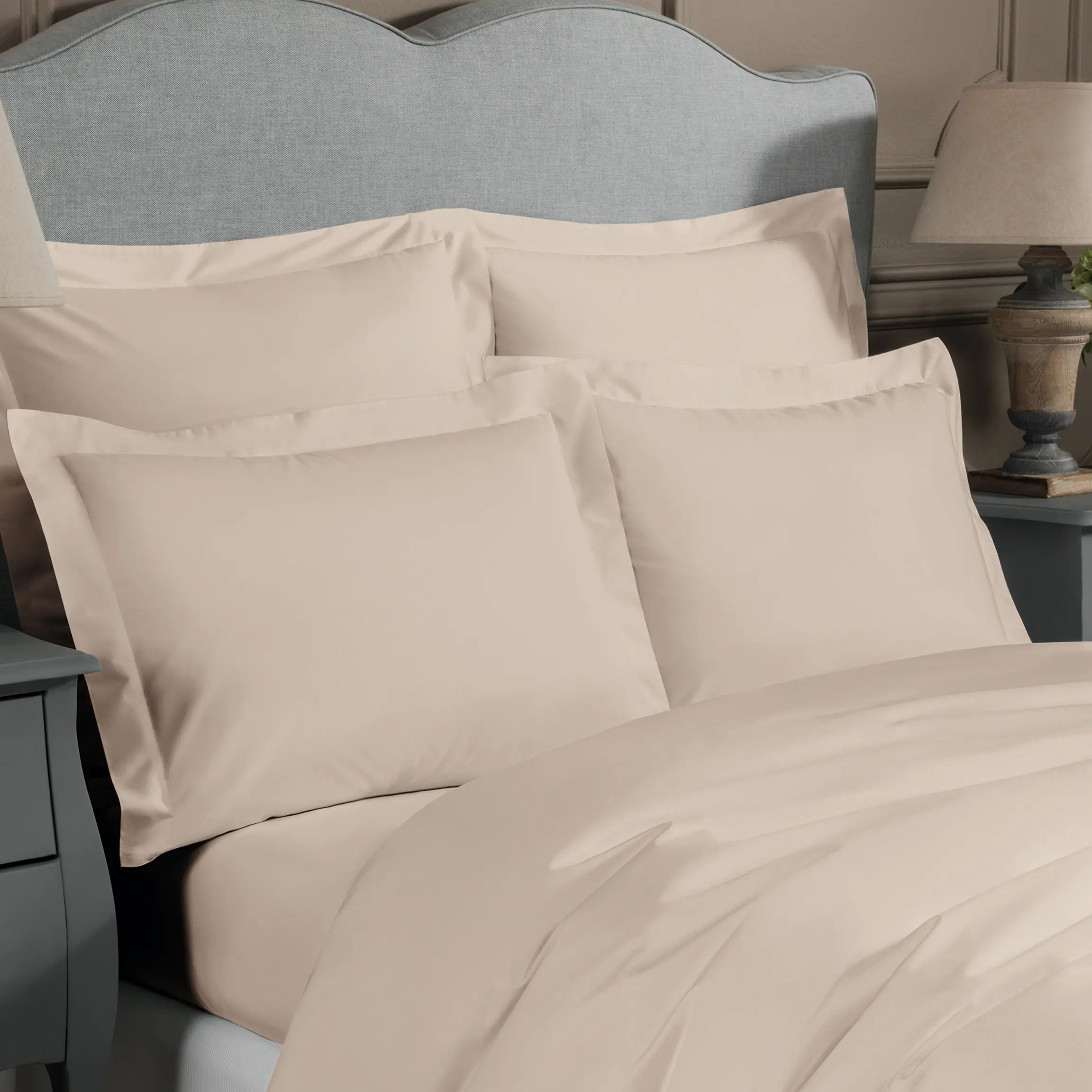 Flat Sheet - Royal | Light Beige | Super King - Image 2