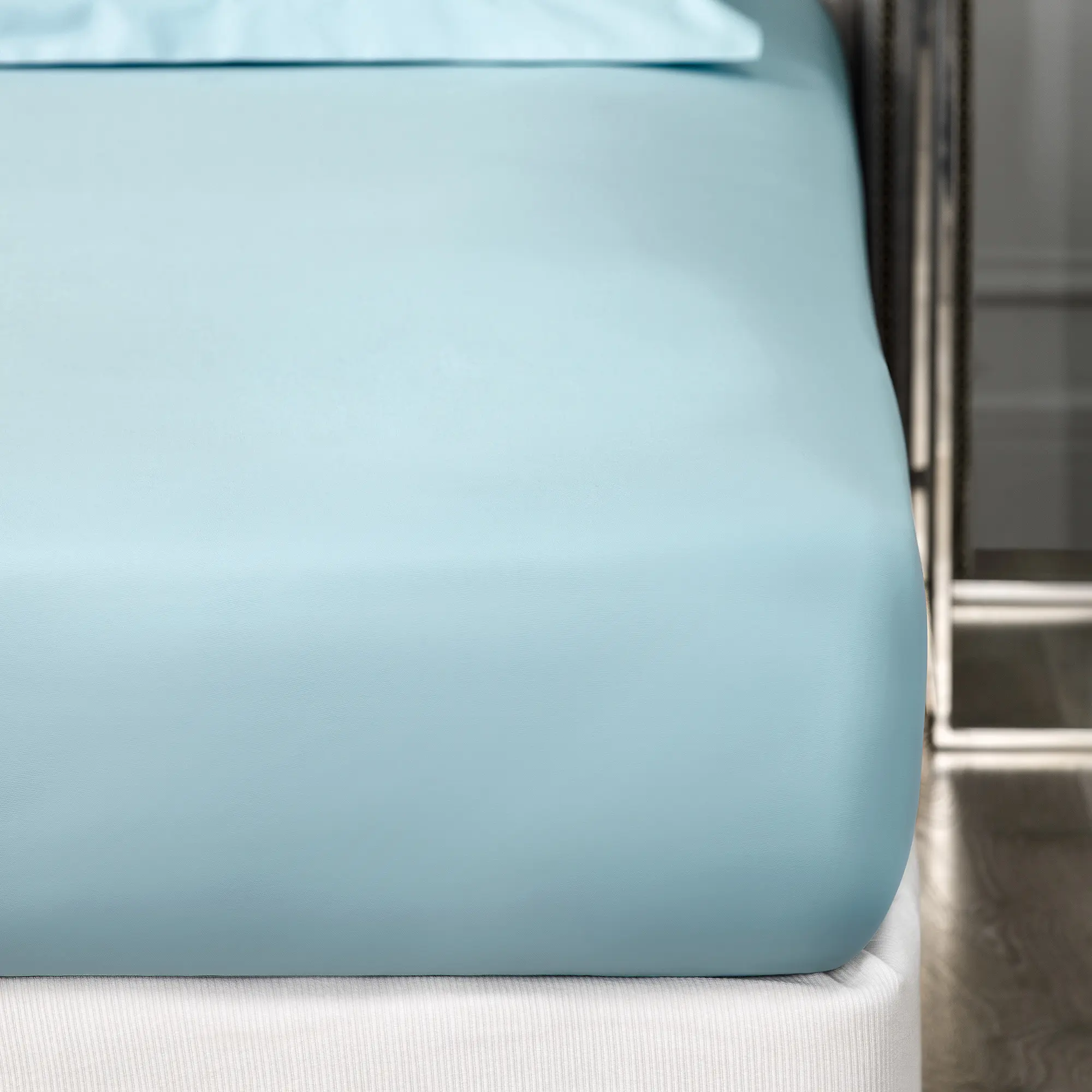 Flat Sheet - Royal | Light Blue | Queen