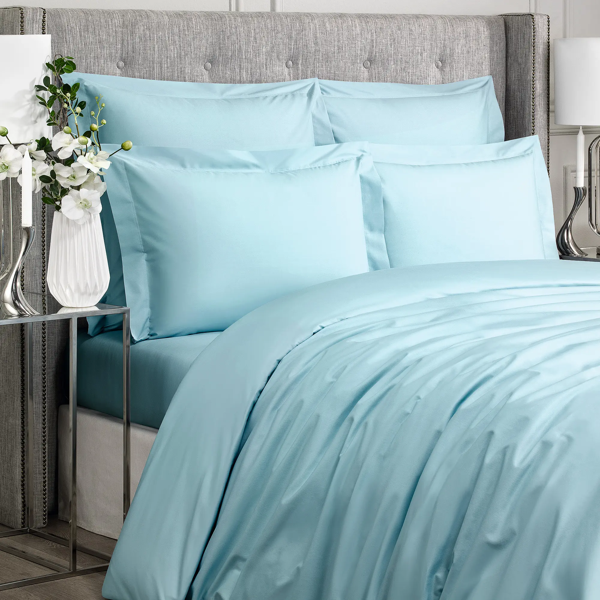 Flat Sheet - Royal | Light Blue | Single - Image 2