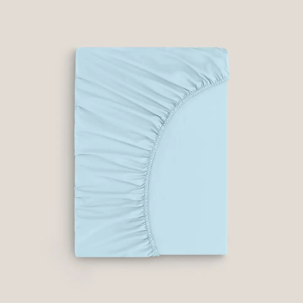 Flat Sheet - Royal | Light Blue | Super King - Image 4