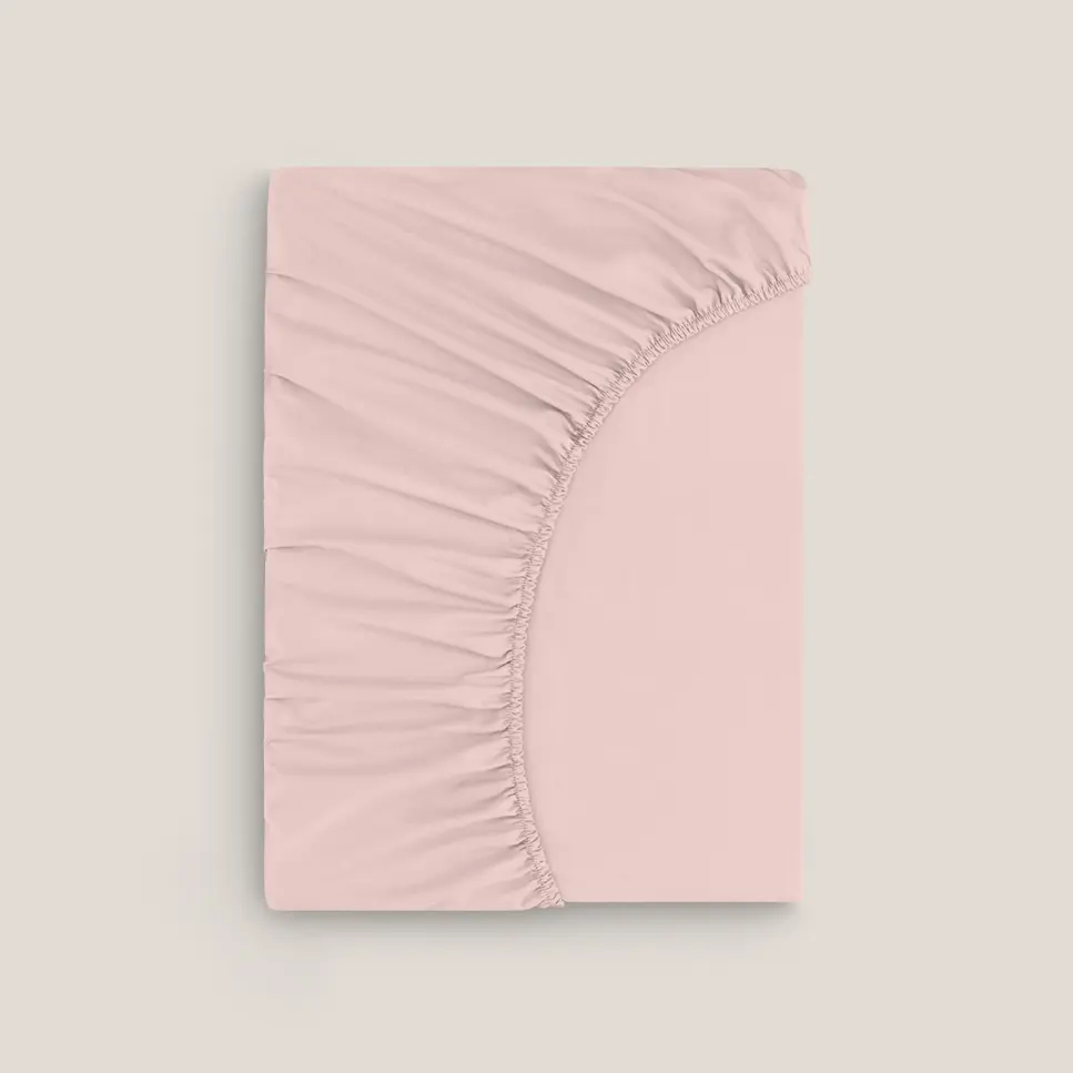 Flat Sheet - Royal | Pale Dusty Pink | Super King - Image 4