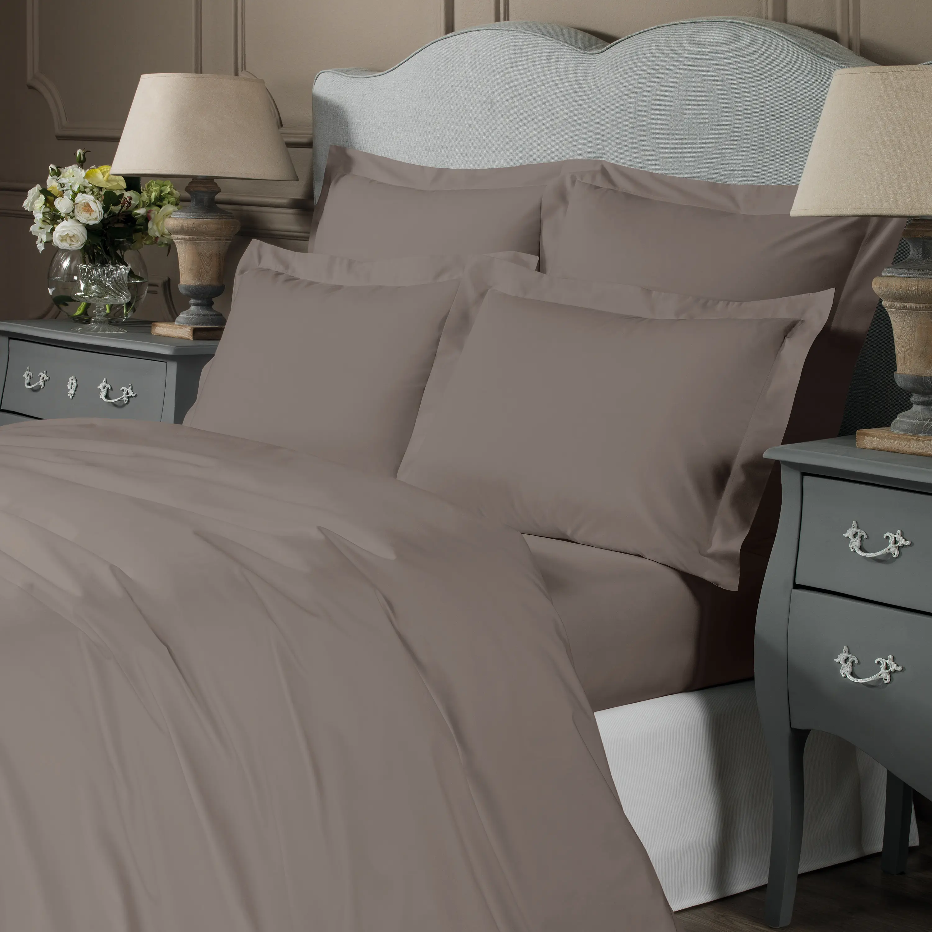 Flat Sheet - Royal | Taupe | Single - Image 2