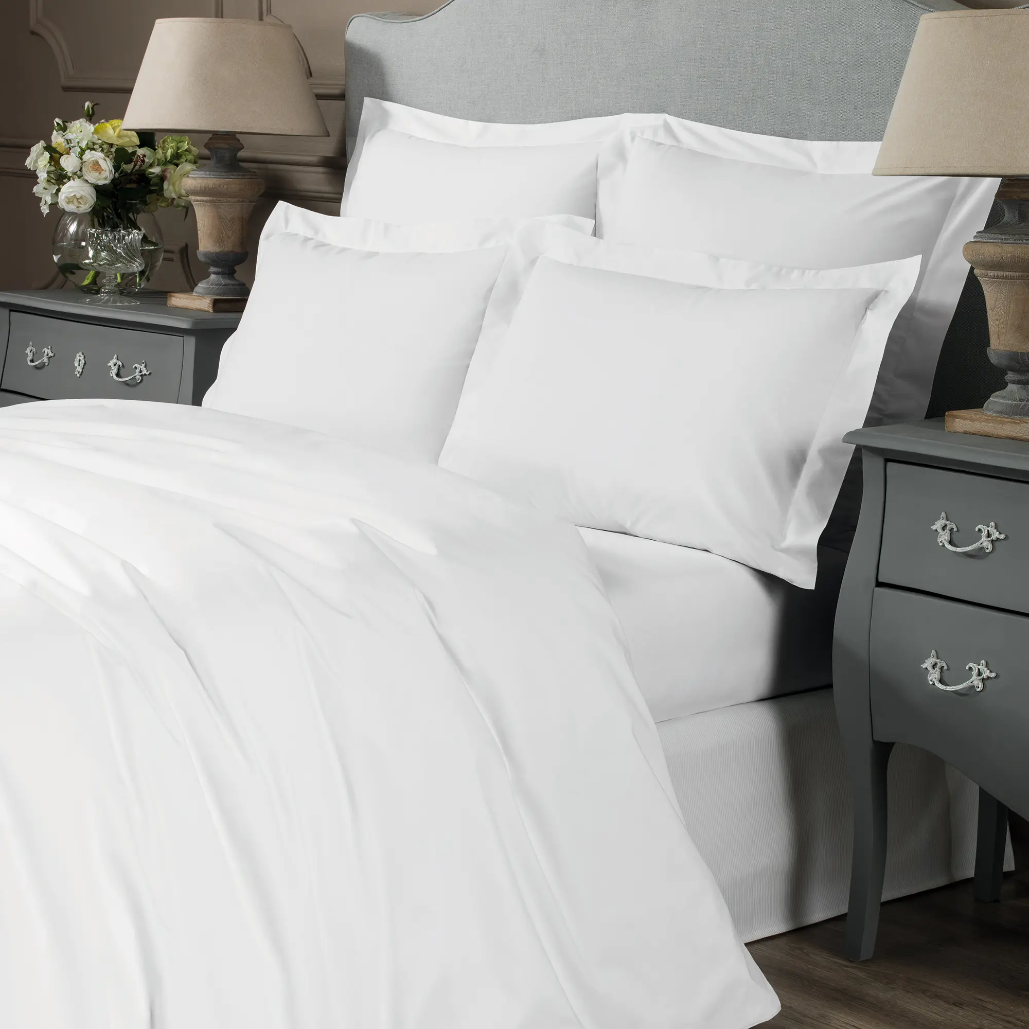 Flat Sheet - Royal | White | Queen - Image 2