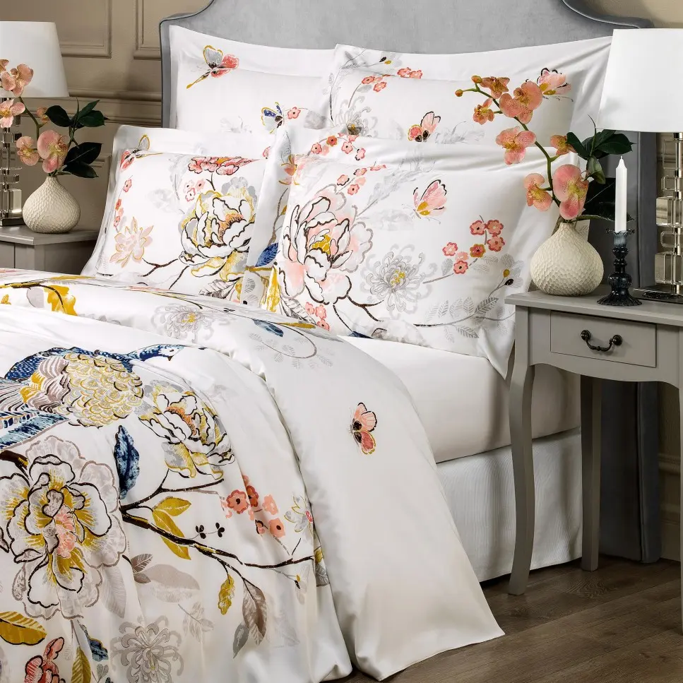 Flat Sheet - Selena | White | Queen - Image 4