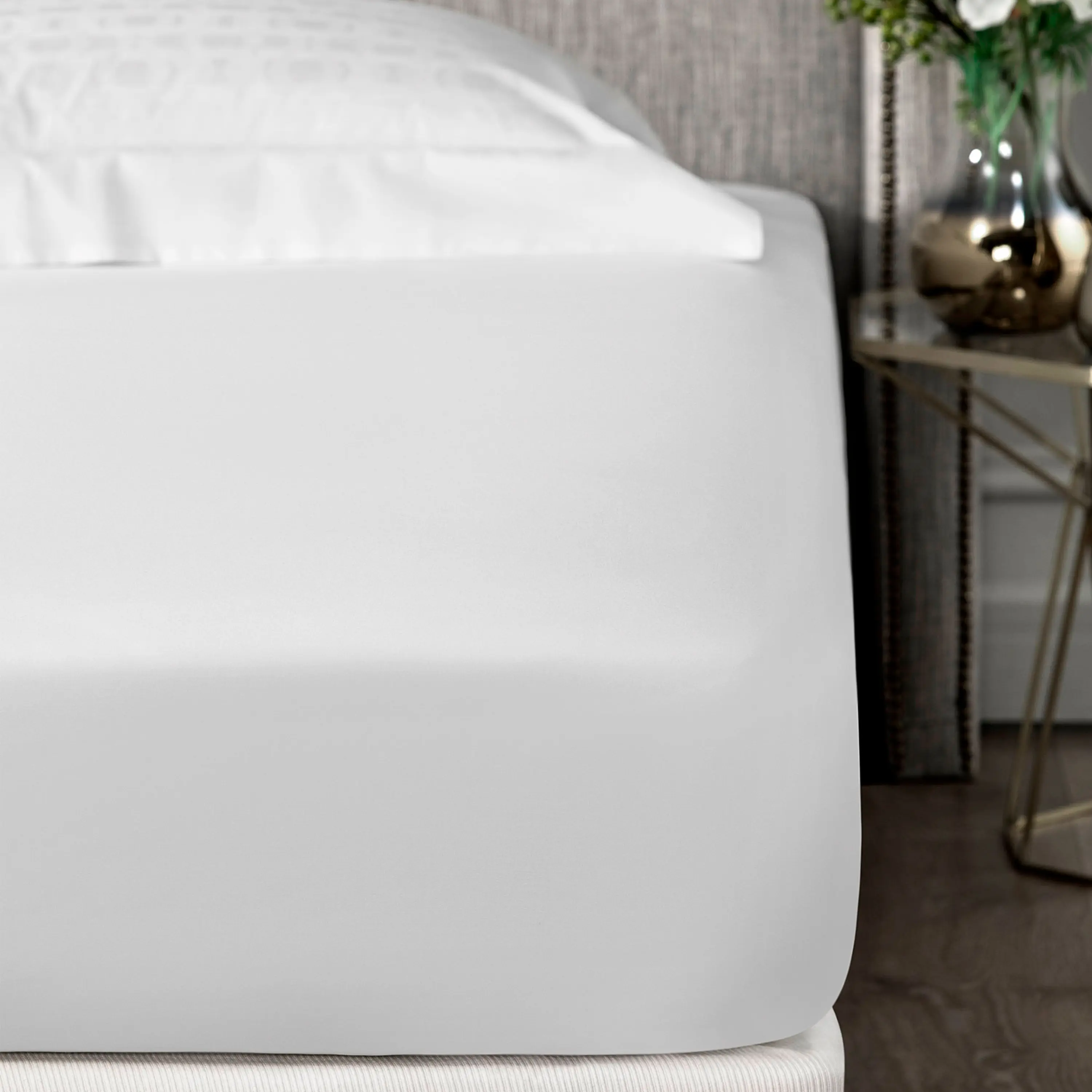 Flat Sheet - Wilton | White | Super King
