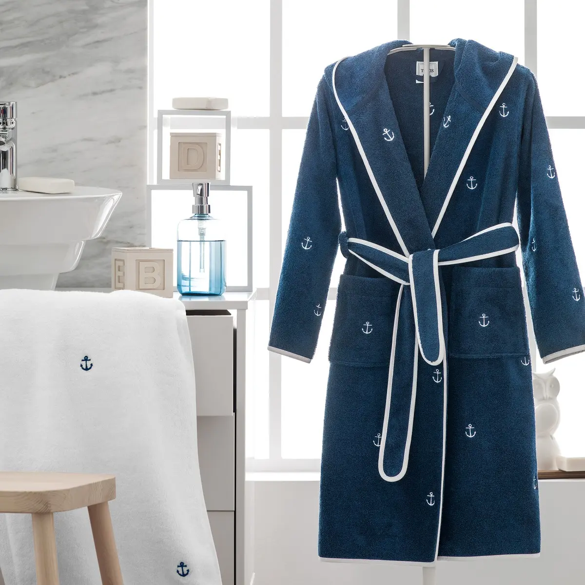 Kids | Bathrobe - Cruise | Navy Blue