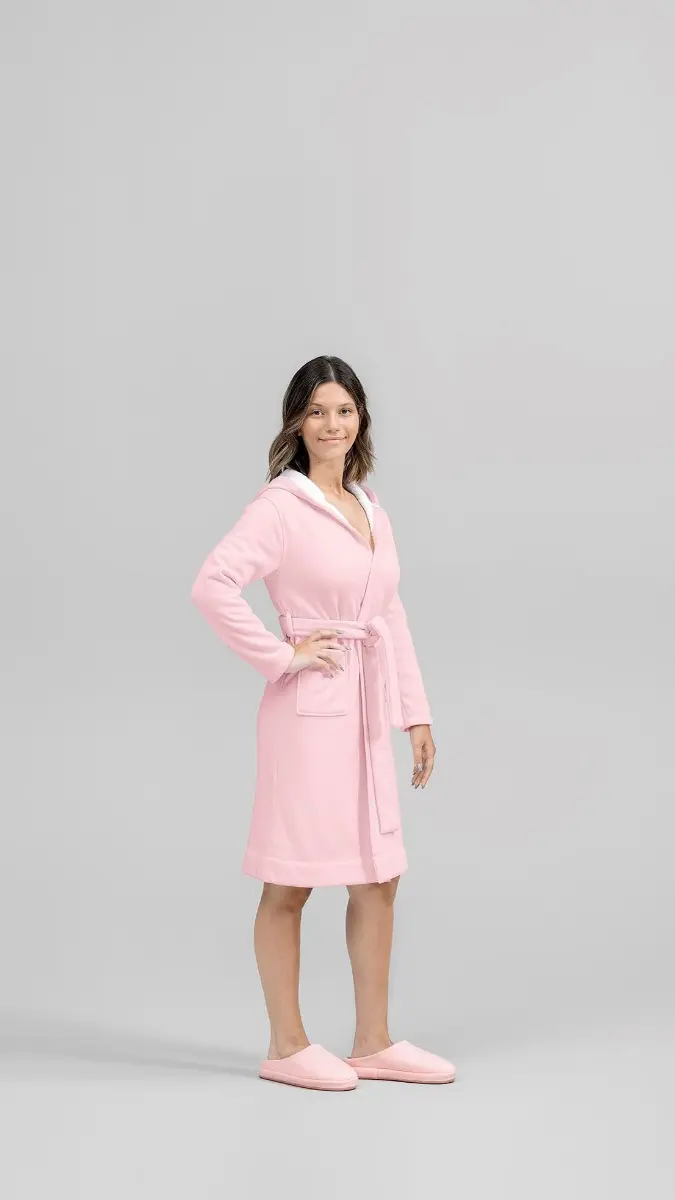 Kids | Bathrobe - Lucia | Pink | 146 cm - Image 2