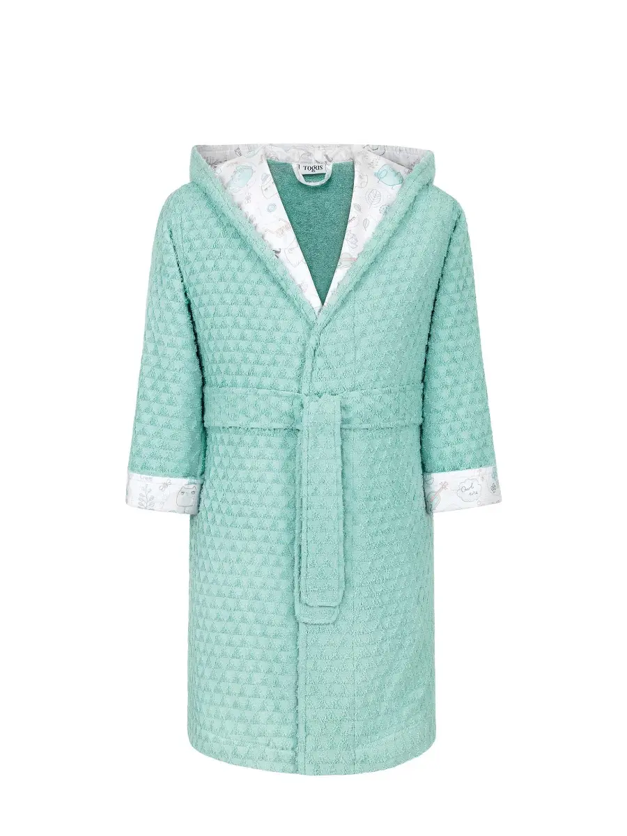Kids | Bathrobe - Raily | Green | 146 cm - Image 2