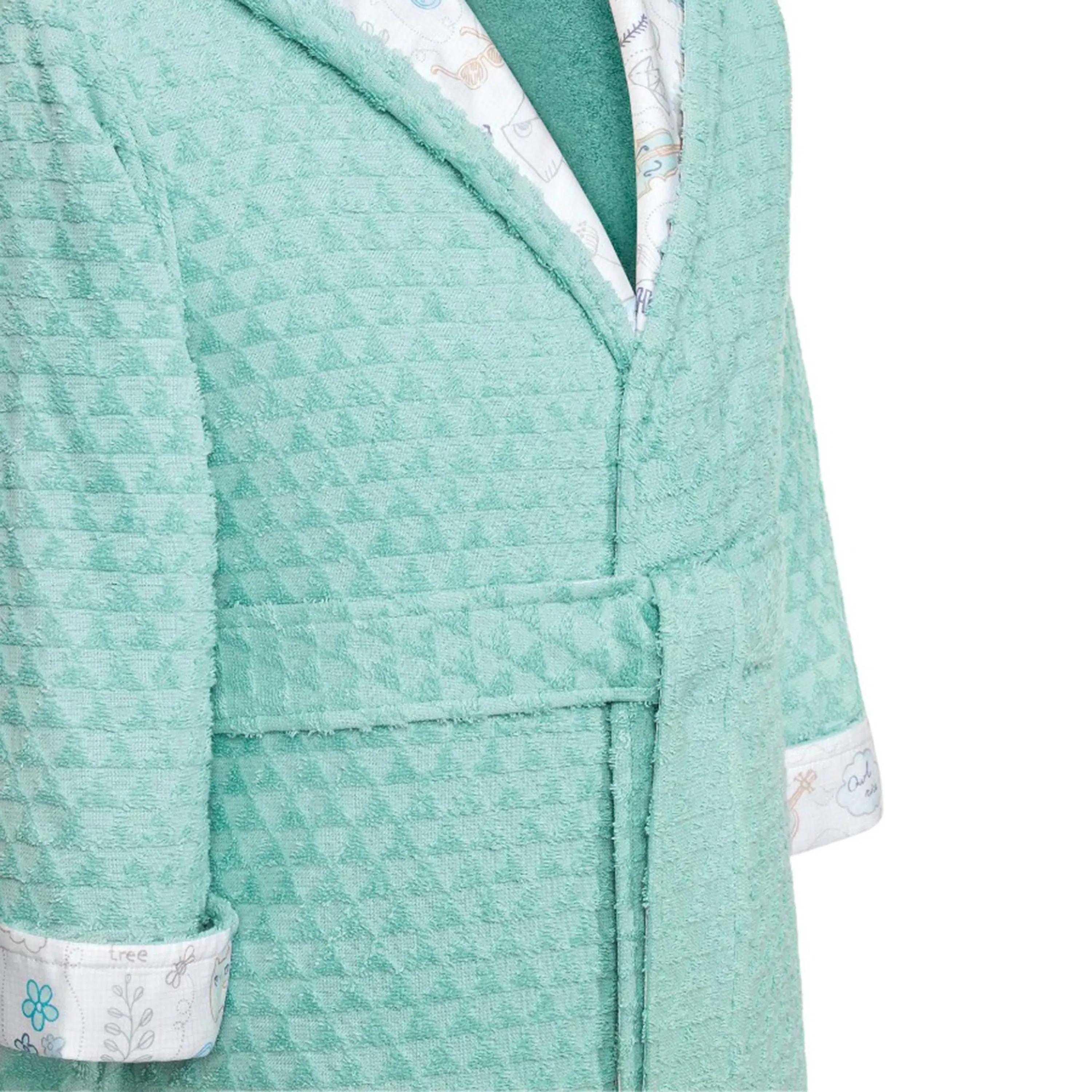 Kids | Bathrobe - Raily | Green | 146 cm - Image 5