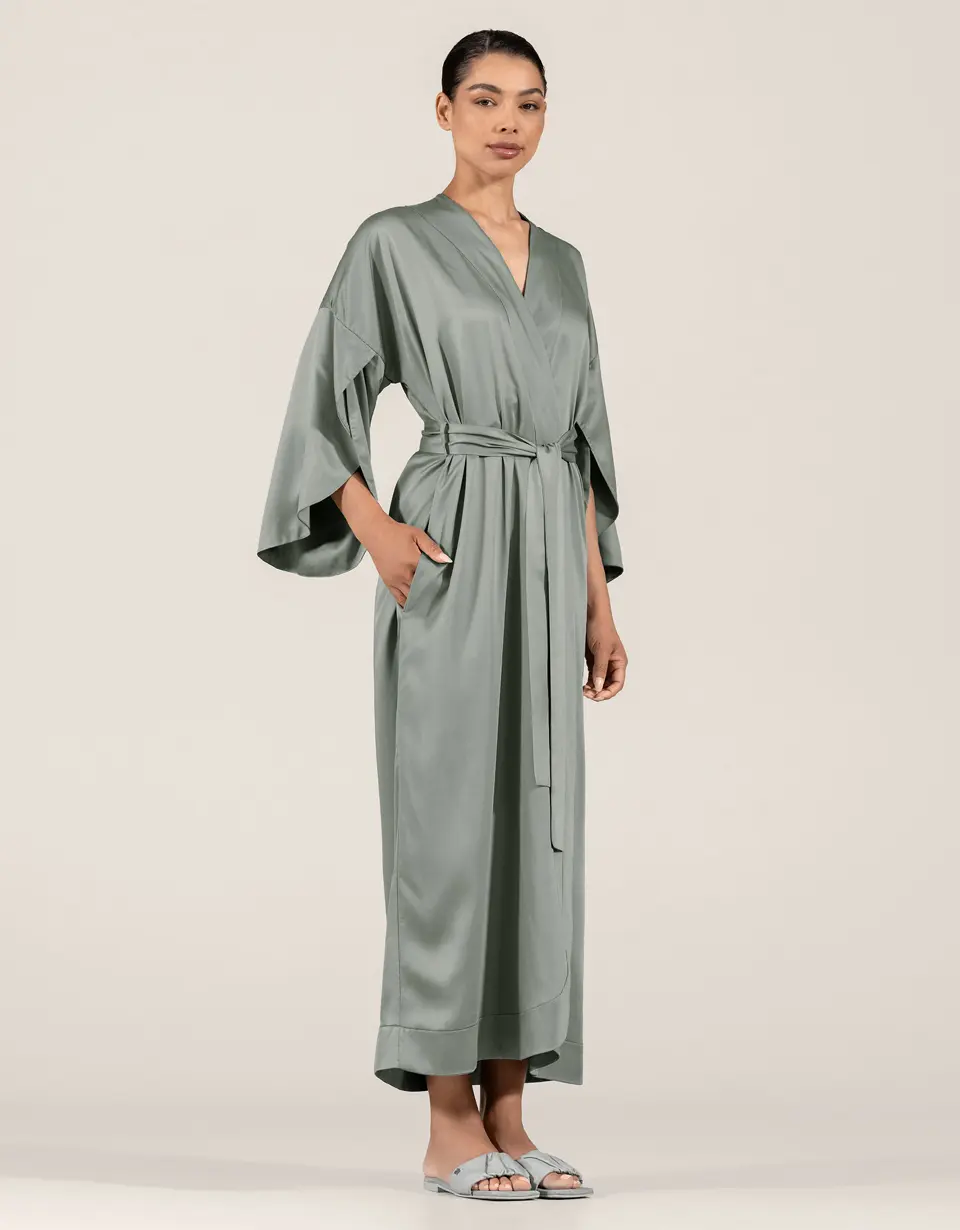 Kimono - Naomi - Long | Green - Image 4