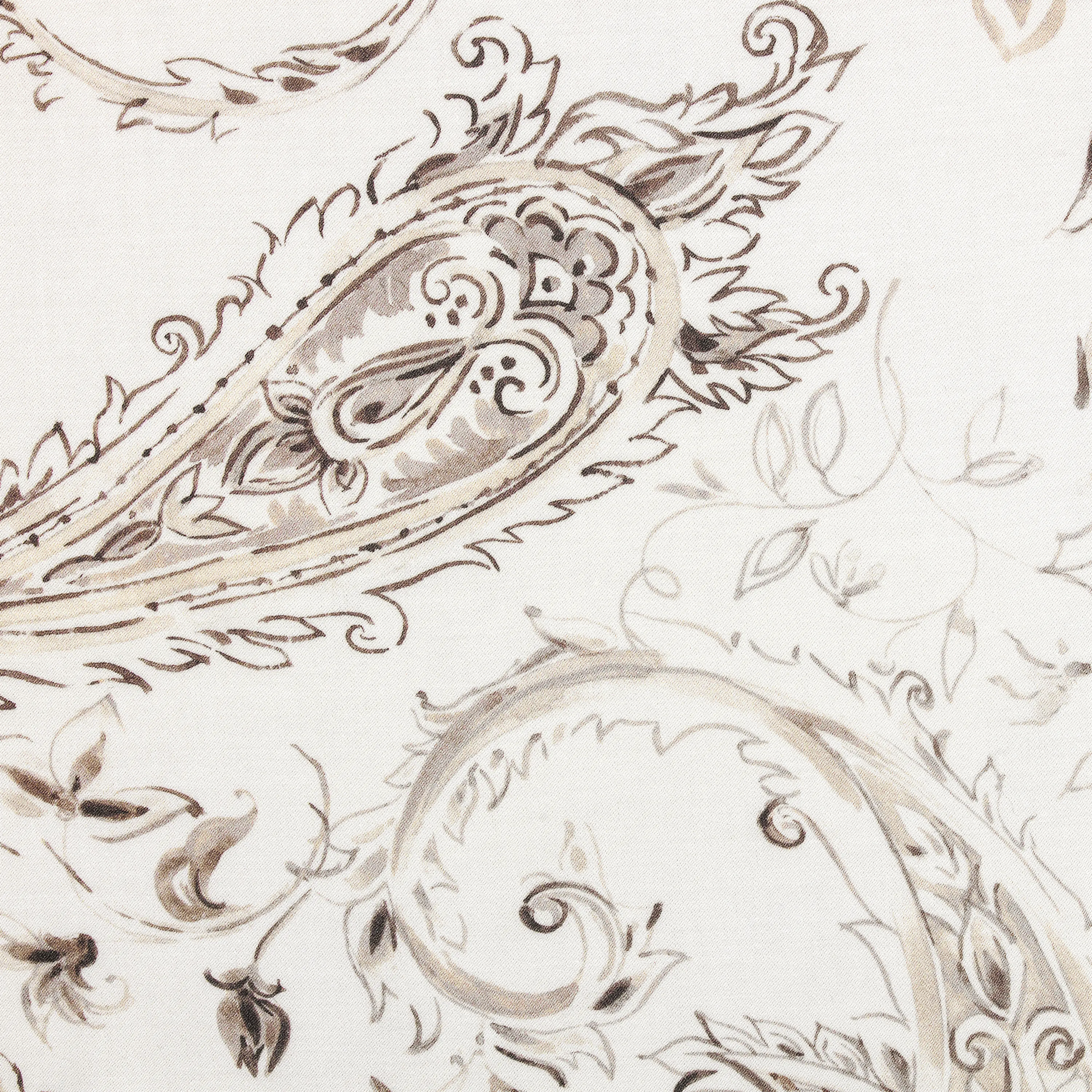 Pillowcase - Bianca | Snow/White/Beige/Brown | Euro - Image 3