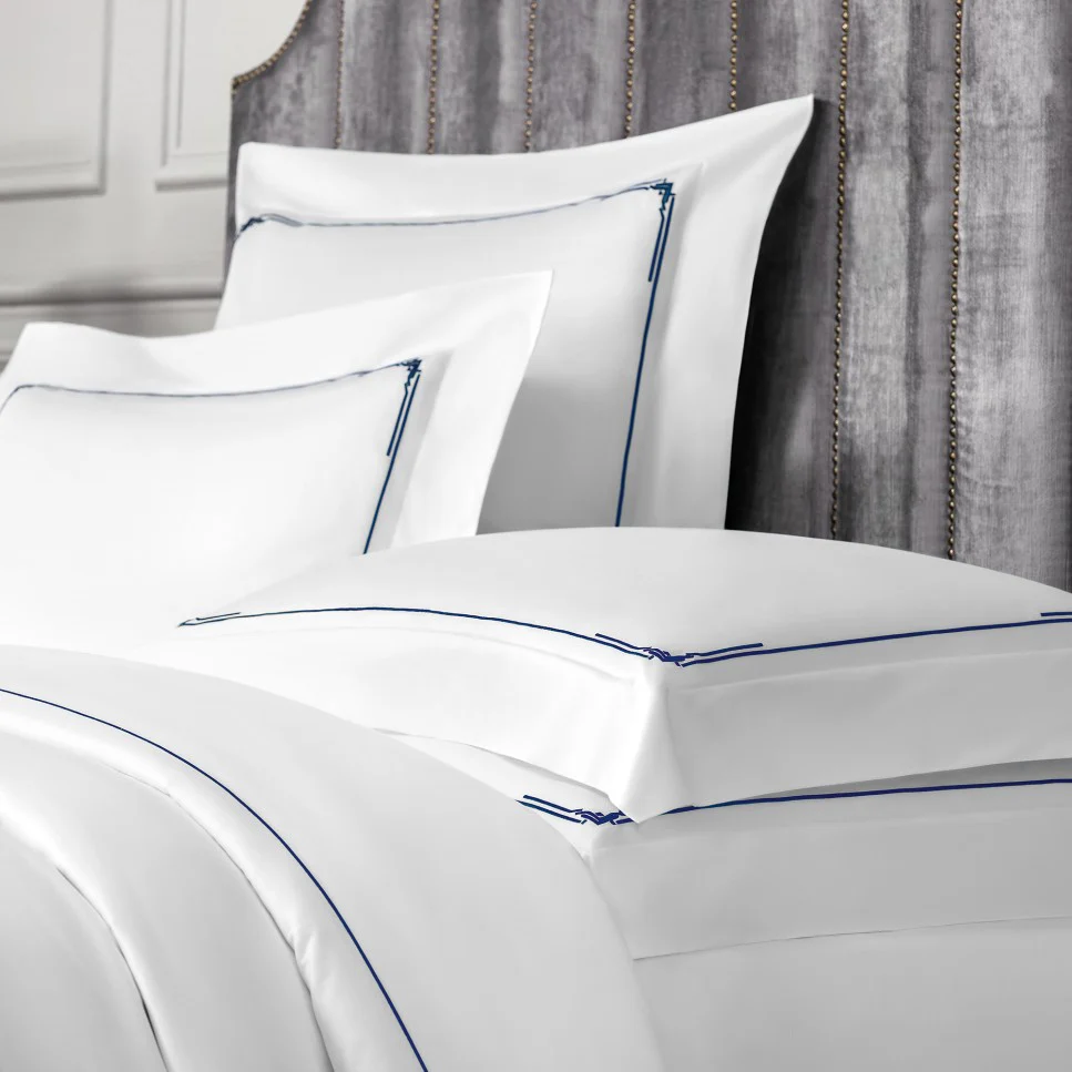 Pillowcase - Jasper | White/Blue | Standard