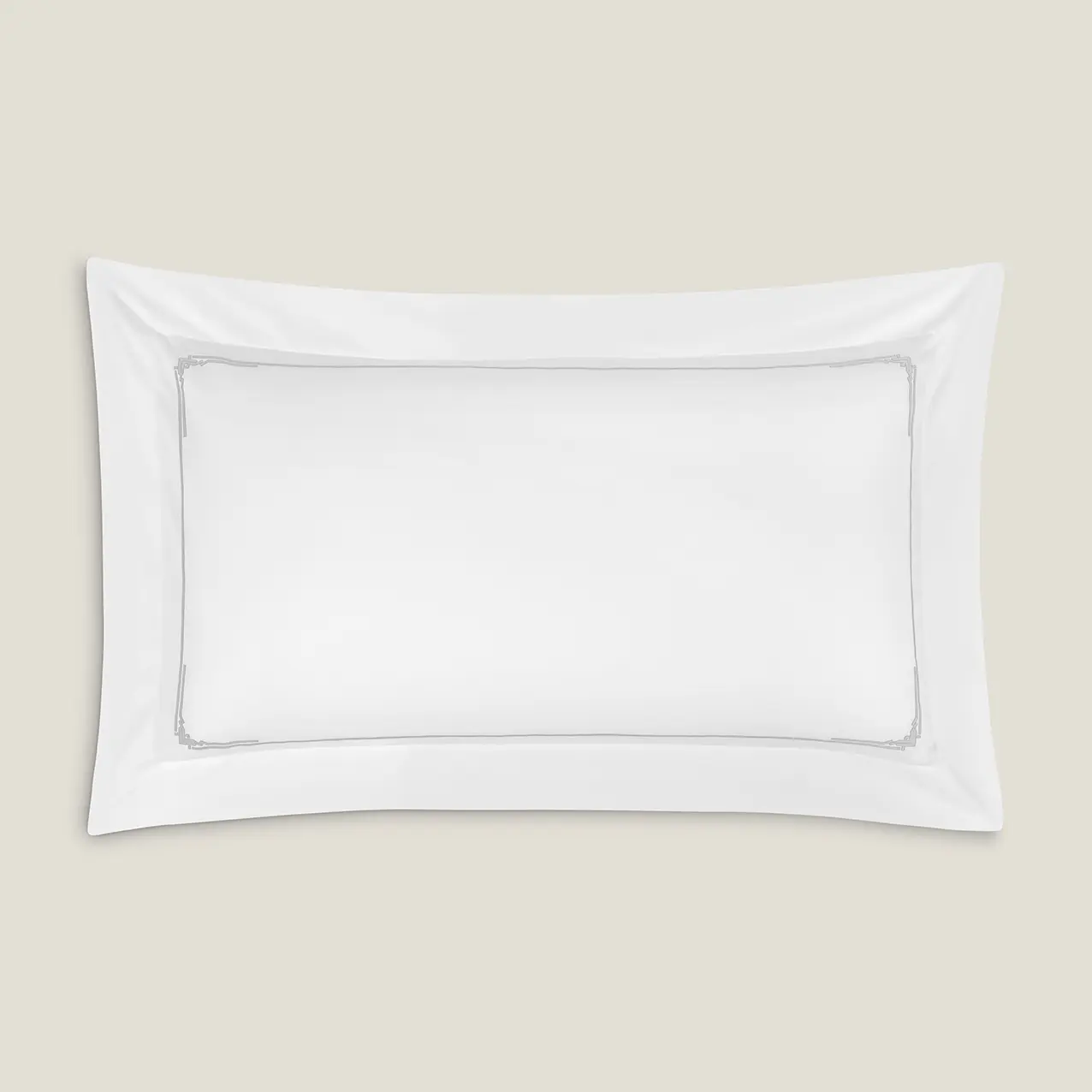 Pillowcase - Jasper | White/Grey | Euro - Image 5