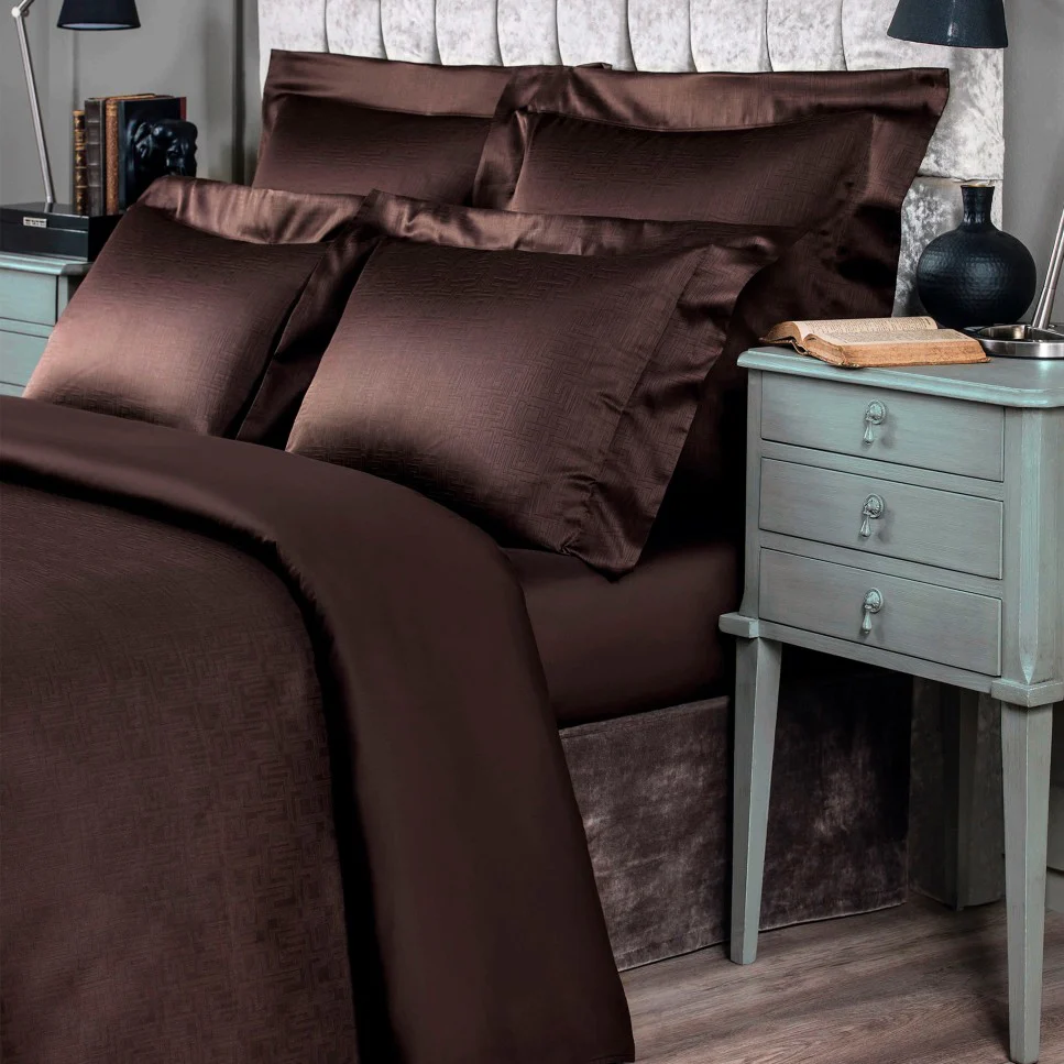 Pillowcase - Lester | Chocolate Brown | Euro