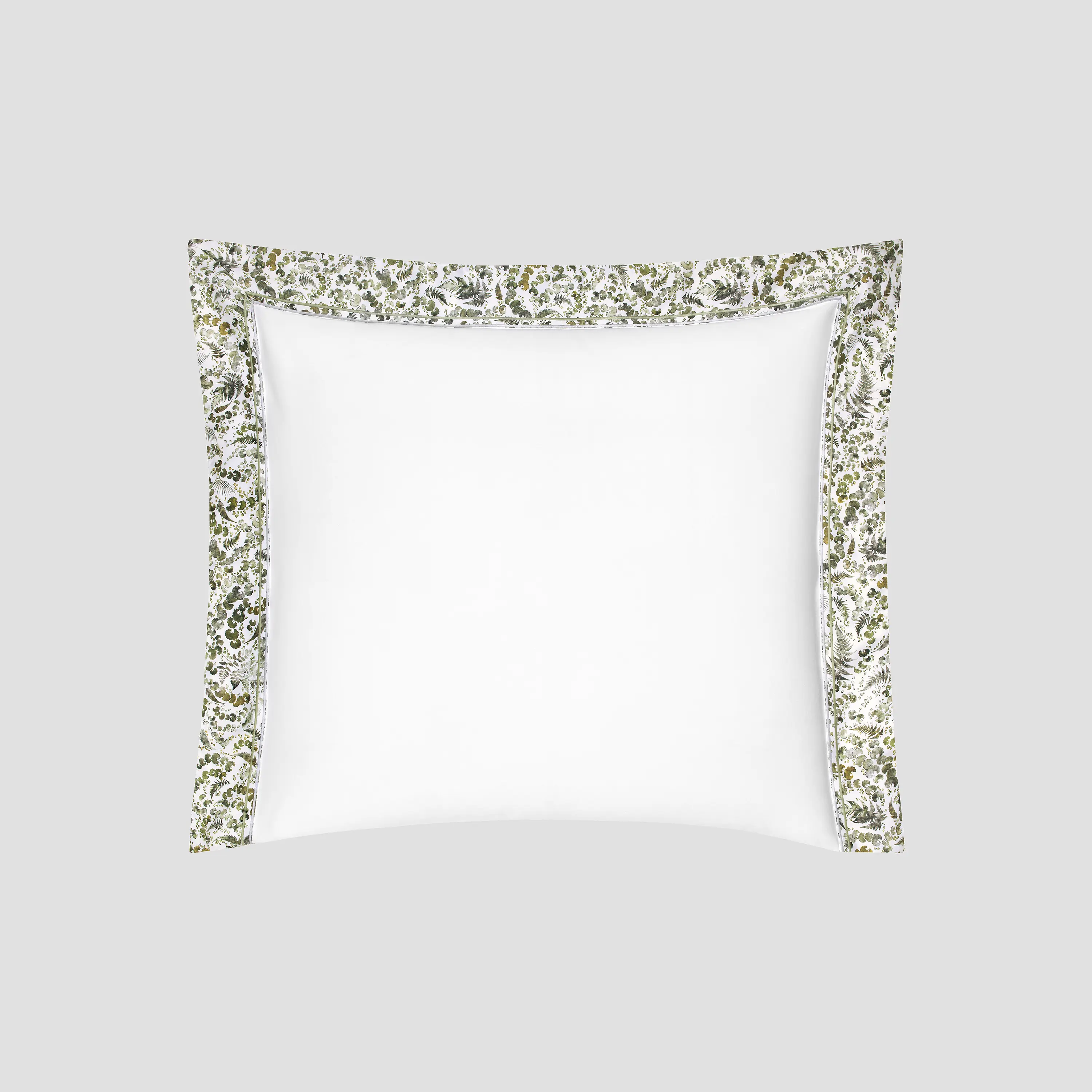 Pillowcase - Lucille | White/Green | Euro - Image 5