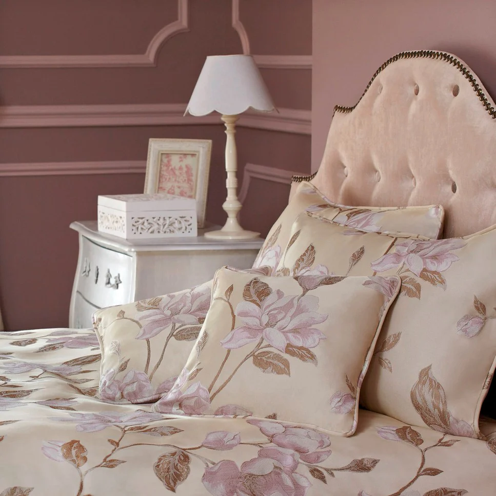 Pillowcase - Milena | Golden/Beige/Lilac | Euro
