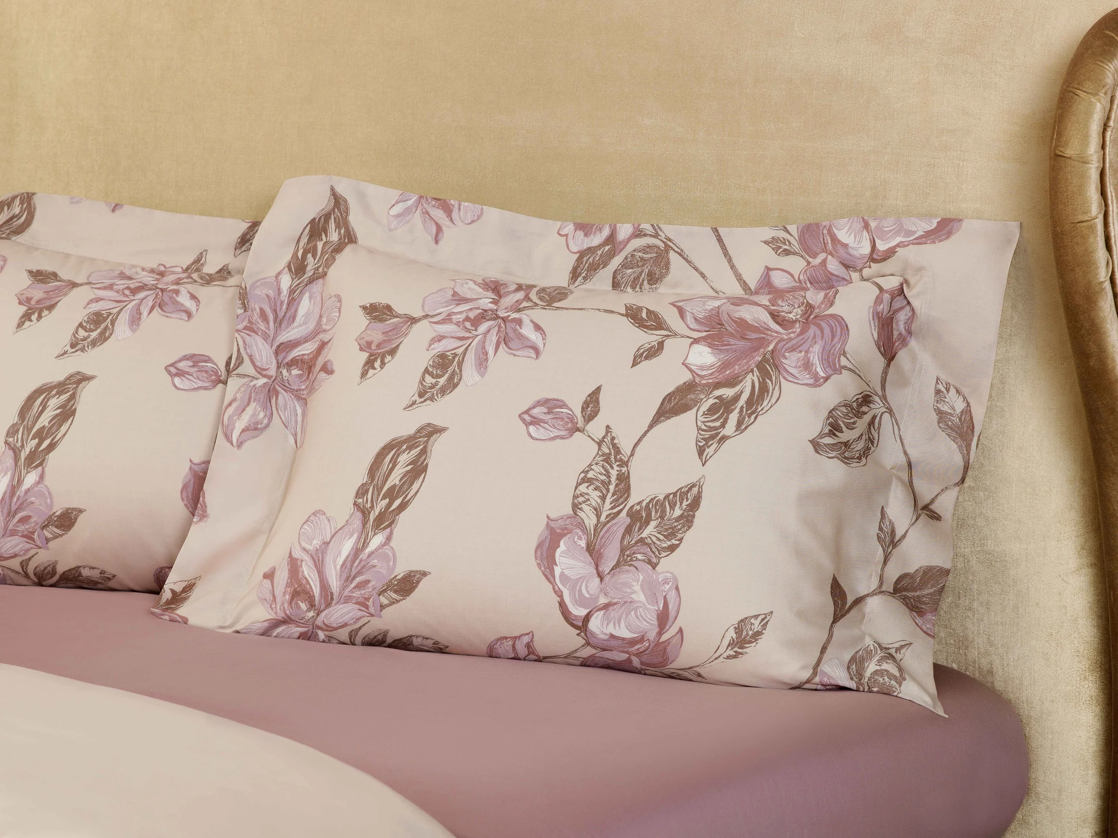 Pillowcase - Milena | Golden/Beige/Lilac | Euro - Image 4