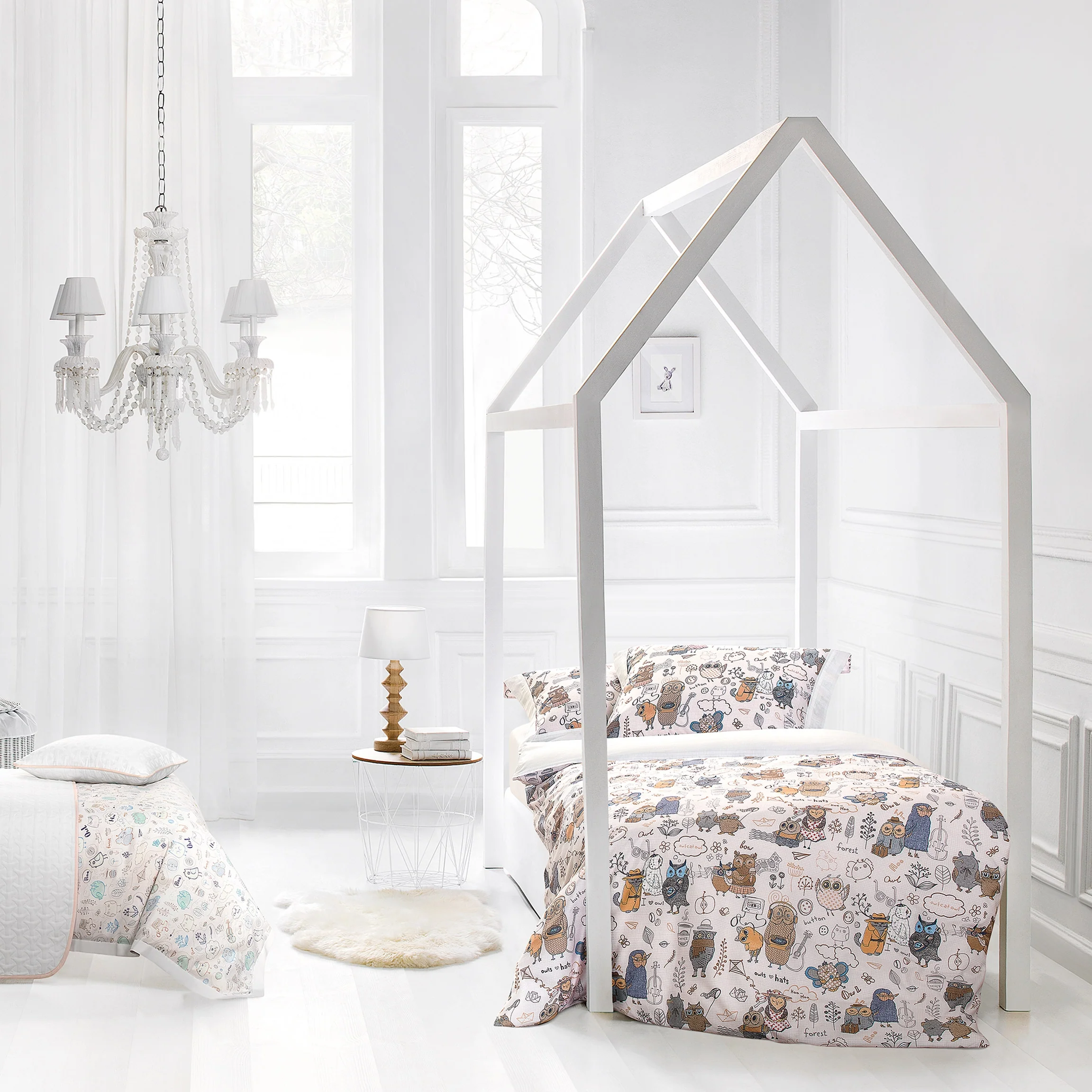 Pillowcase - Naughty Owls | Multicolor | Standard - Image 2