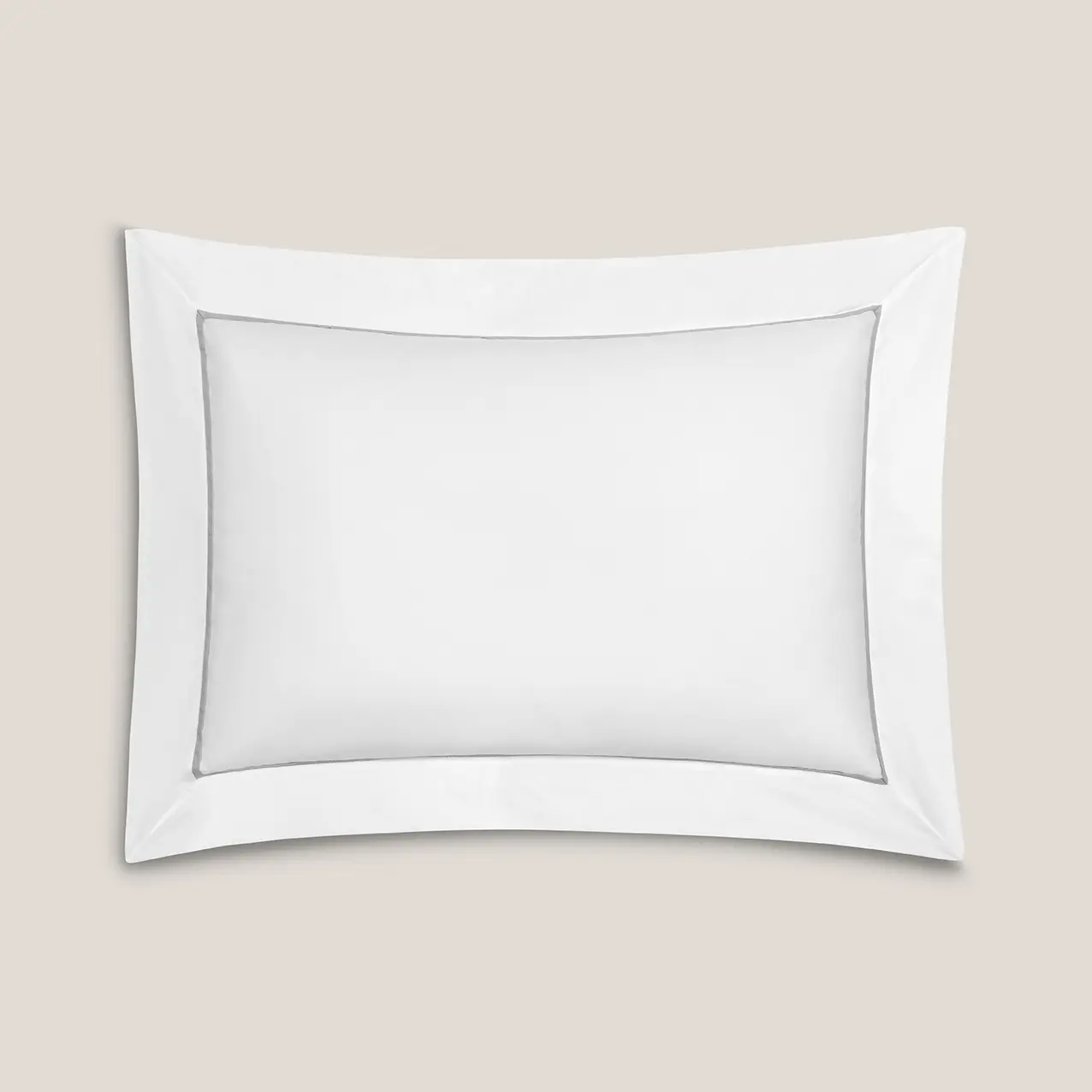 Pillowcase - Plaza | White/Grey | Standard - Image 3