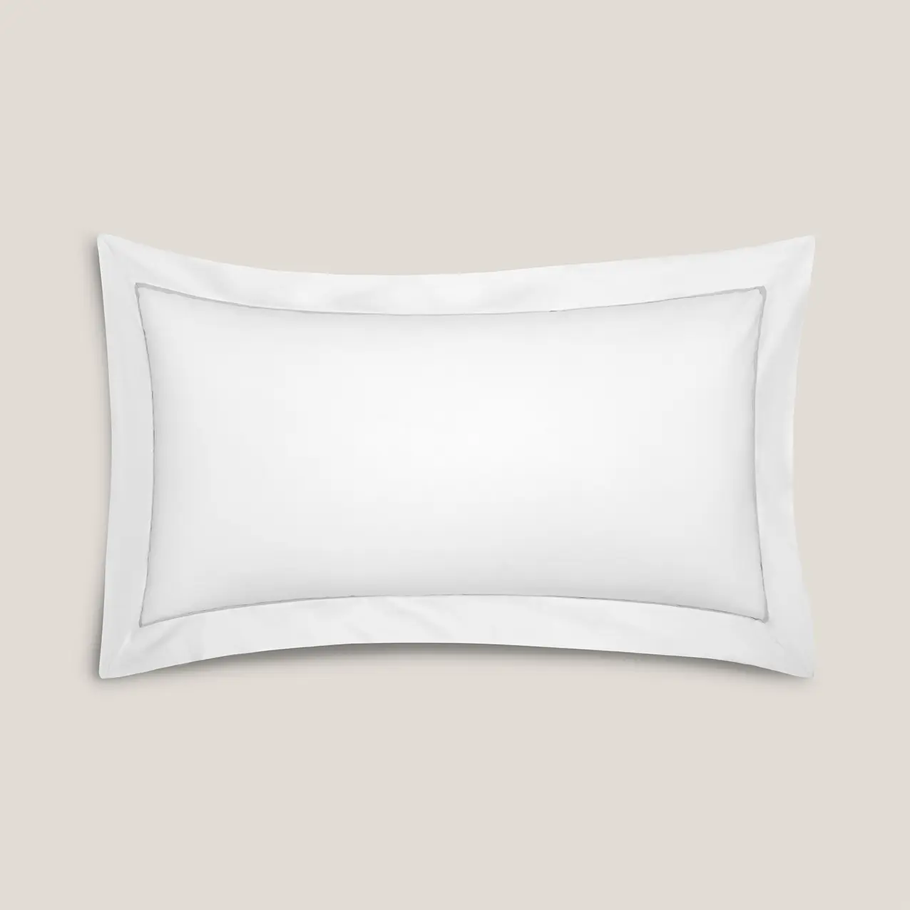 Pillowcase - Plaza | White/Grey | Standard - Image 5