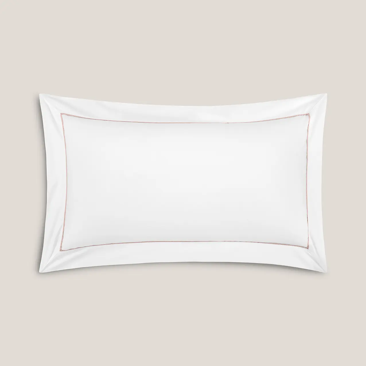 Pillowcase - Plaza | White/Pink | Euro - Image 5
