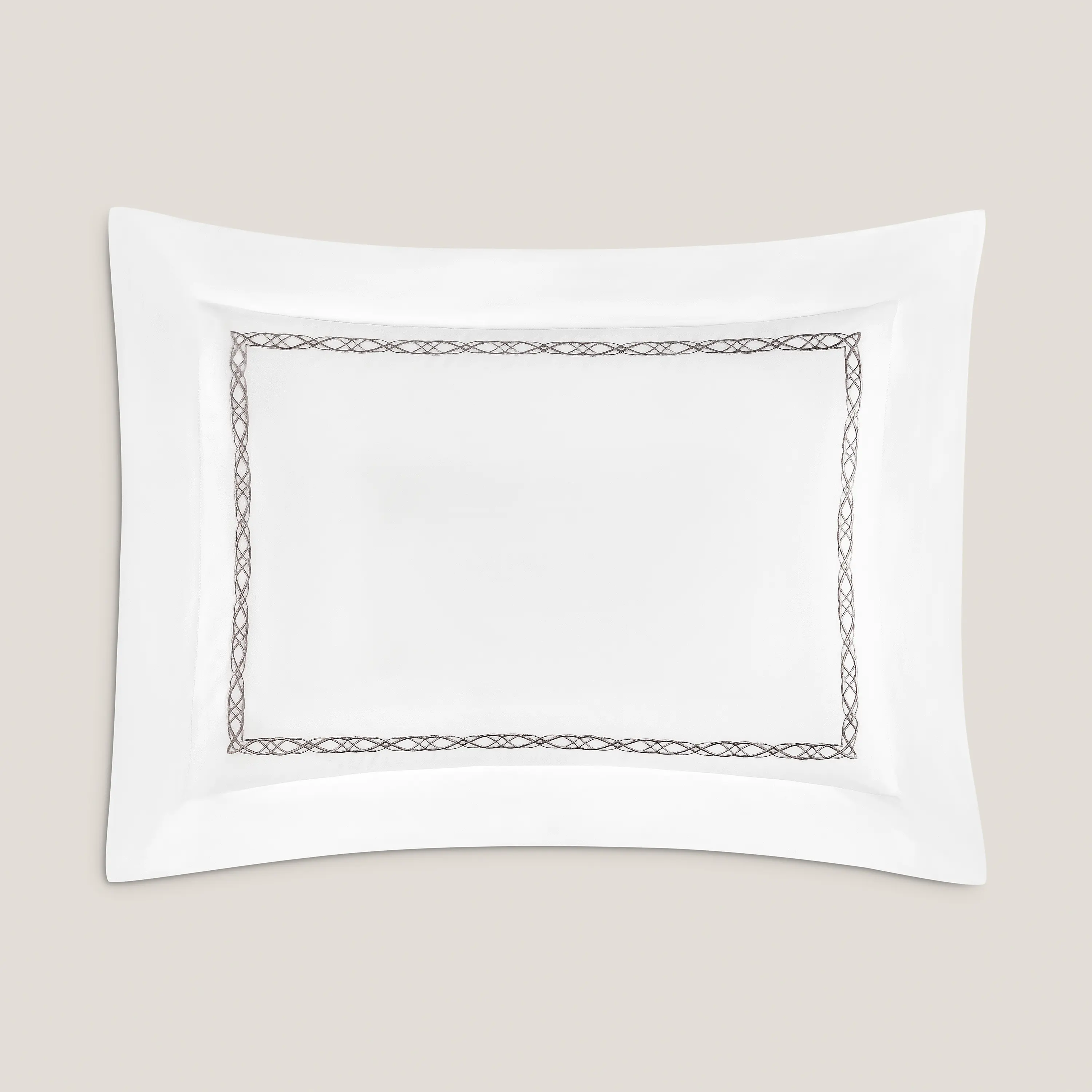 Pillowcase - Set Mia | White/Brown | Euro - Image 3