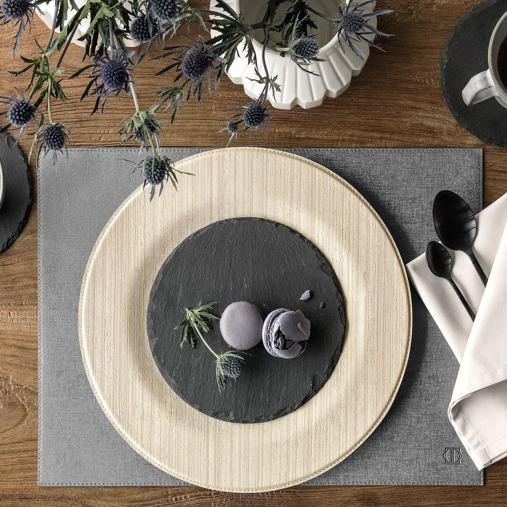 Placemat - Loran | Ecru | D - 13"