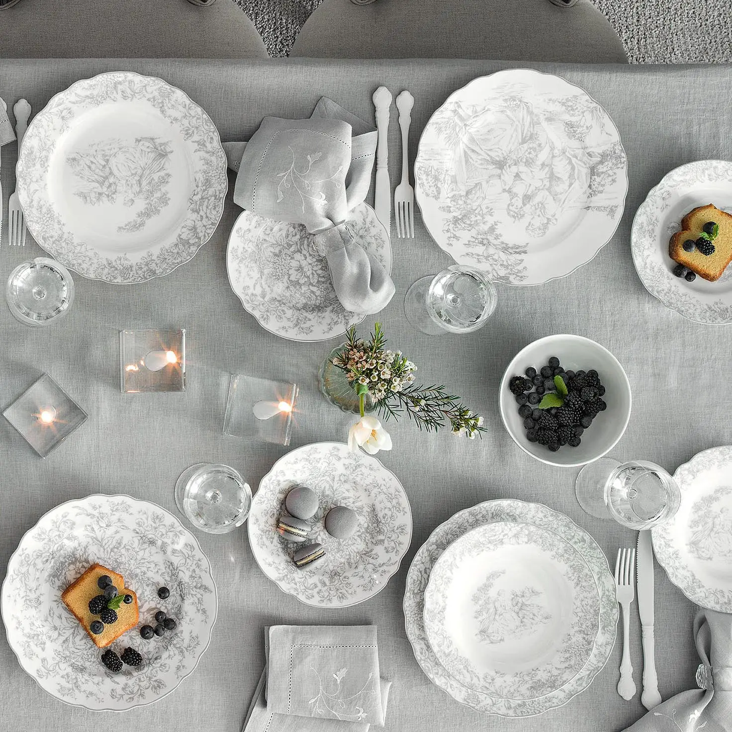 Salad Plate - Martinelli Sentiment | White | D - 7" - Image 4