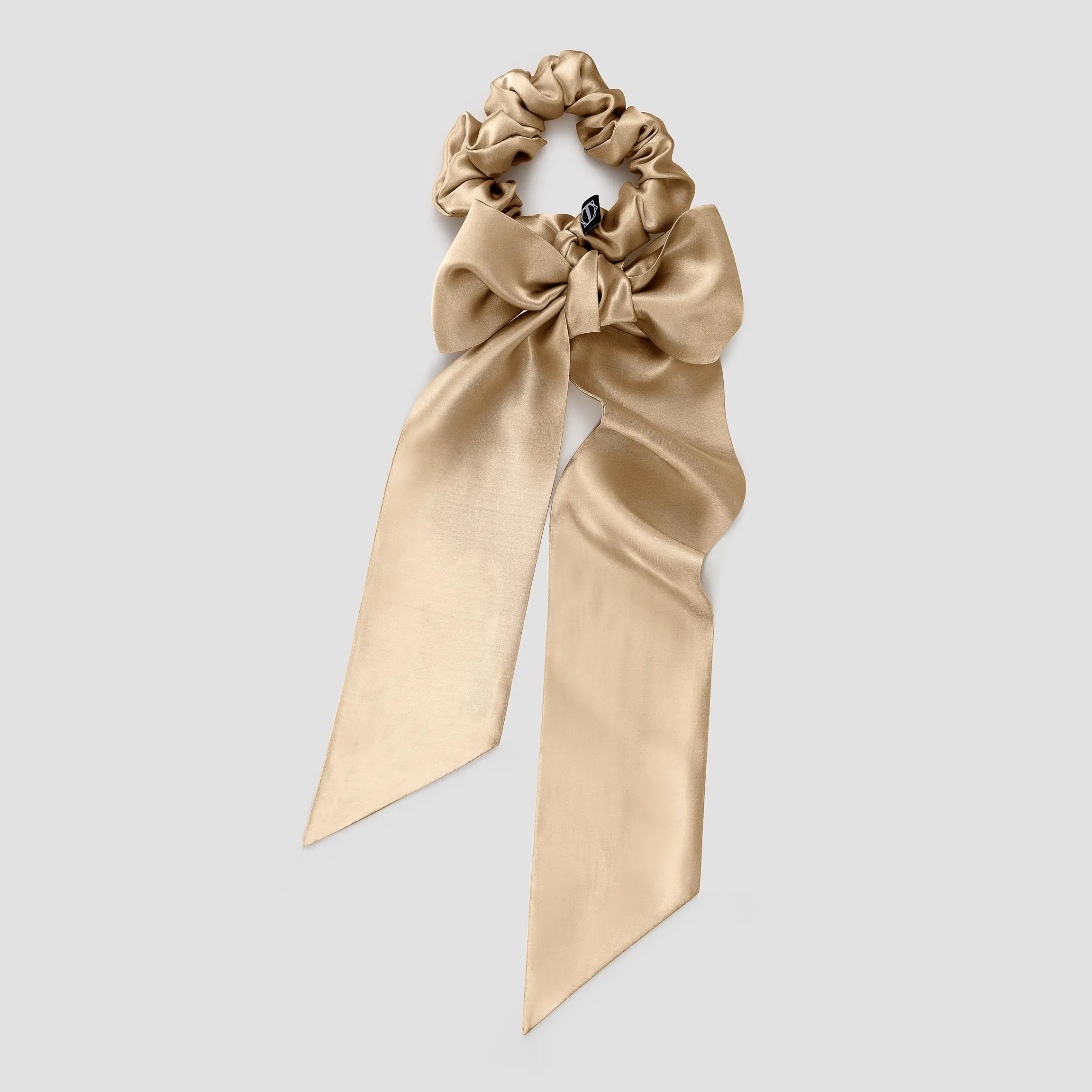 Scrunchy With A Ribbon Ella | Golden | One Size
