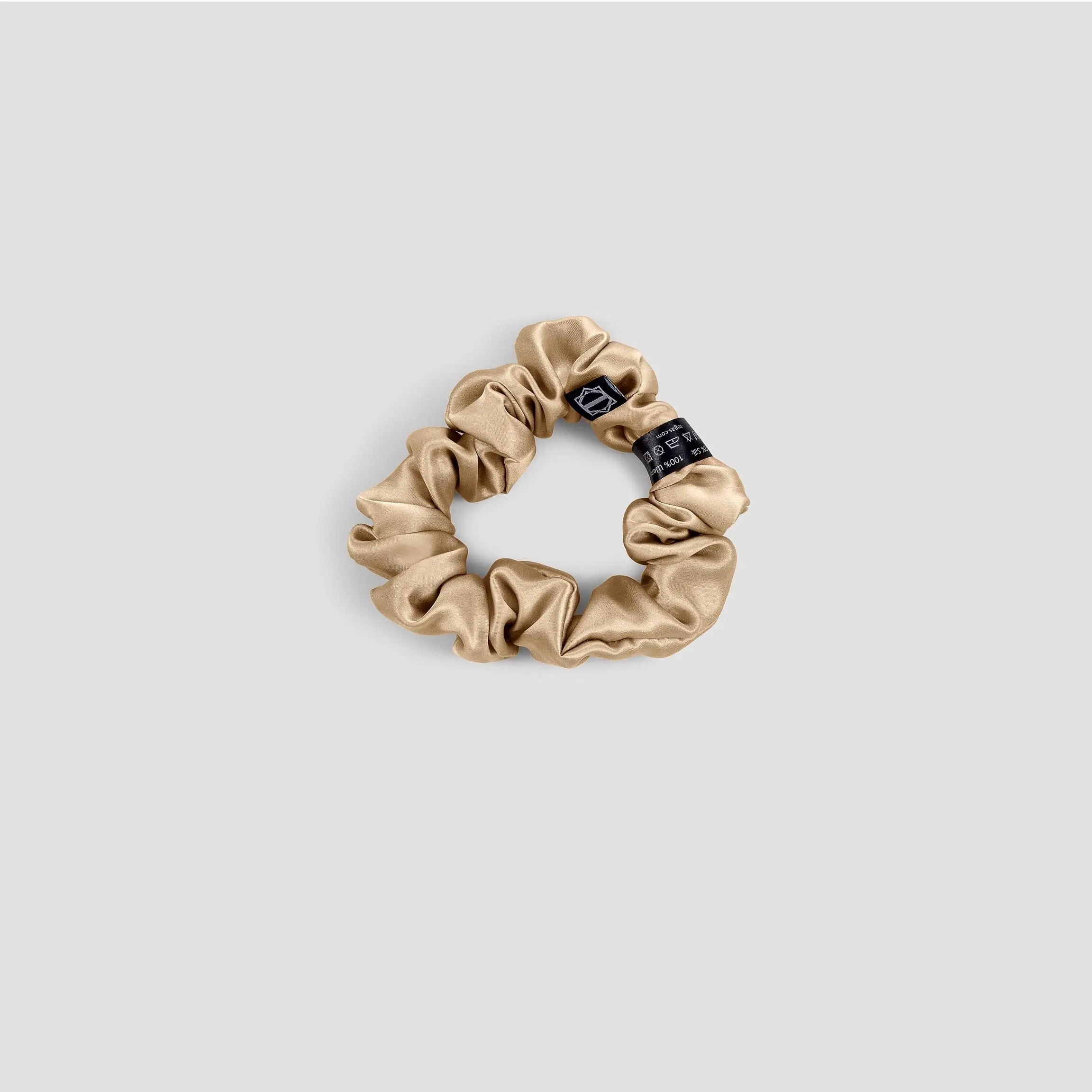 Scrunchy With A Ribbon Ella | Golden | One Size - Image 3