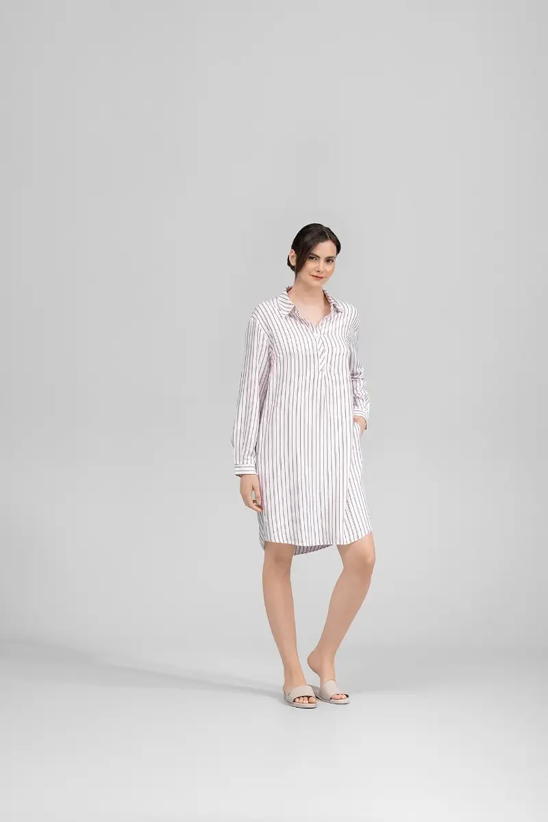 Shirt Dress - Clarity | Pink - Image 2