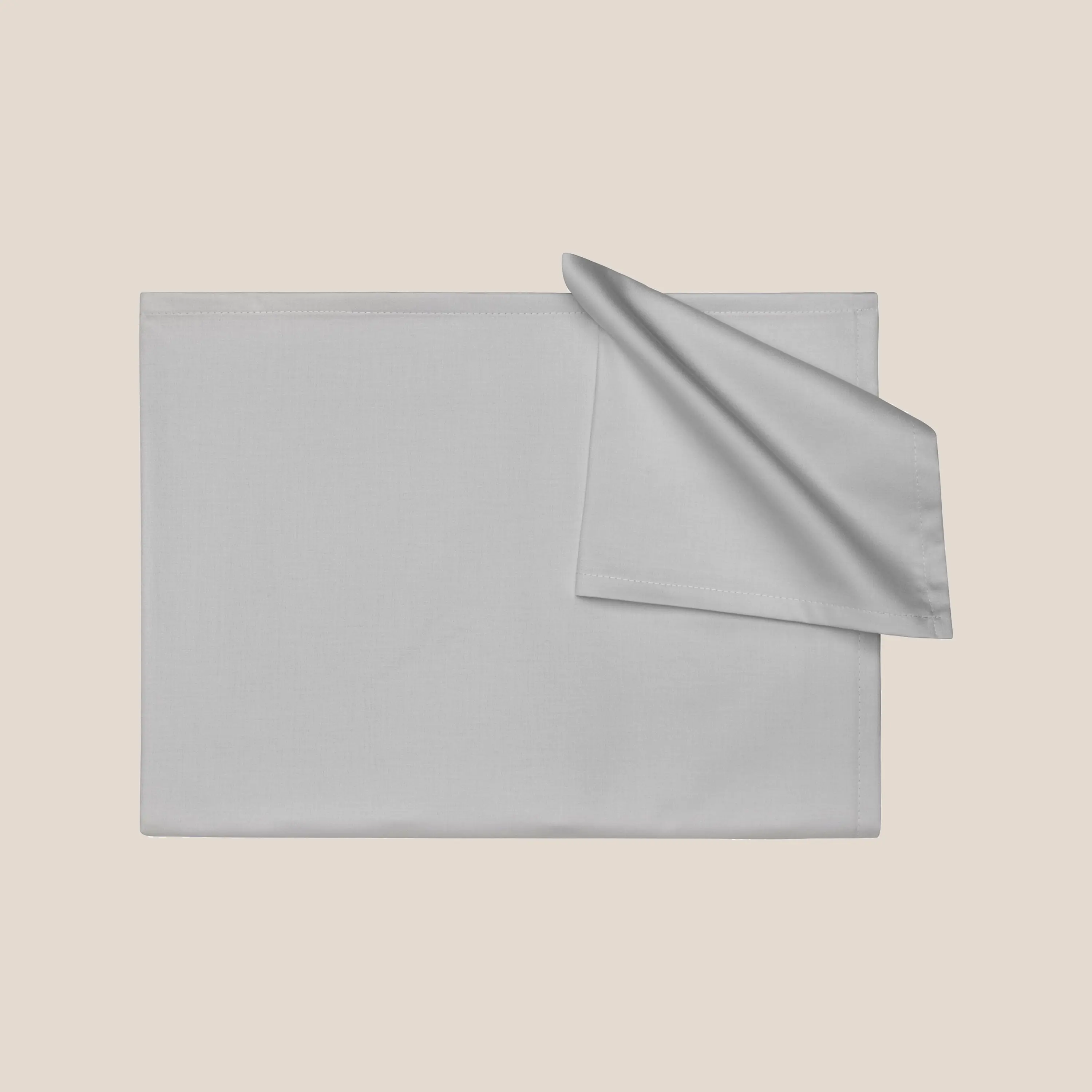 Table Linen And Napkins - Lydia | Grey | 68" x 122"/18" x 18" - Image 2