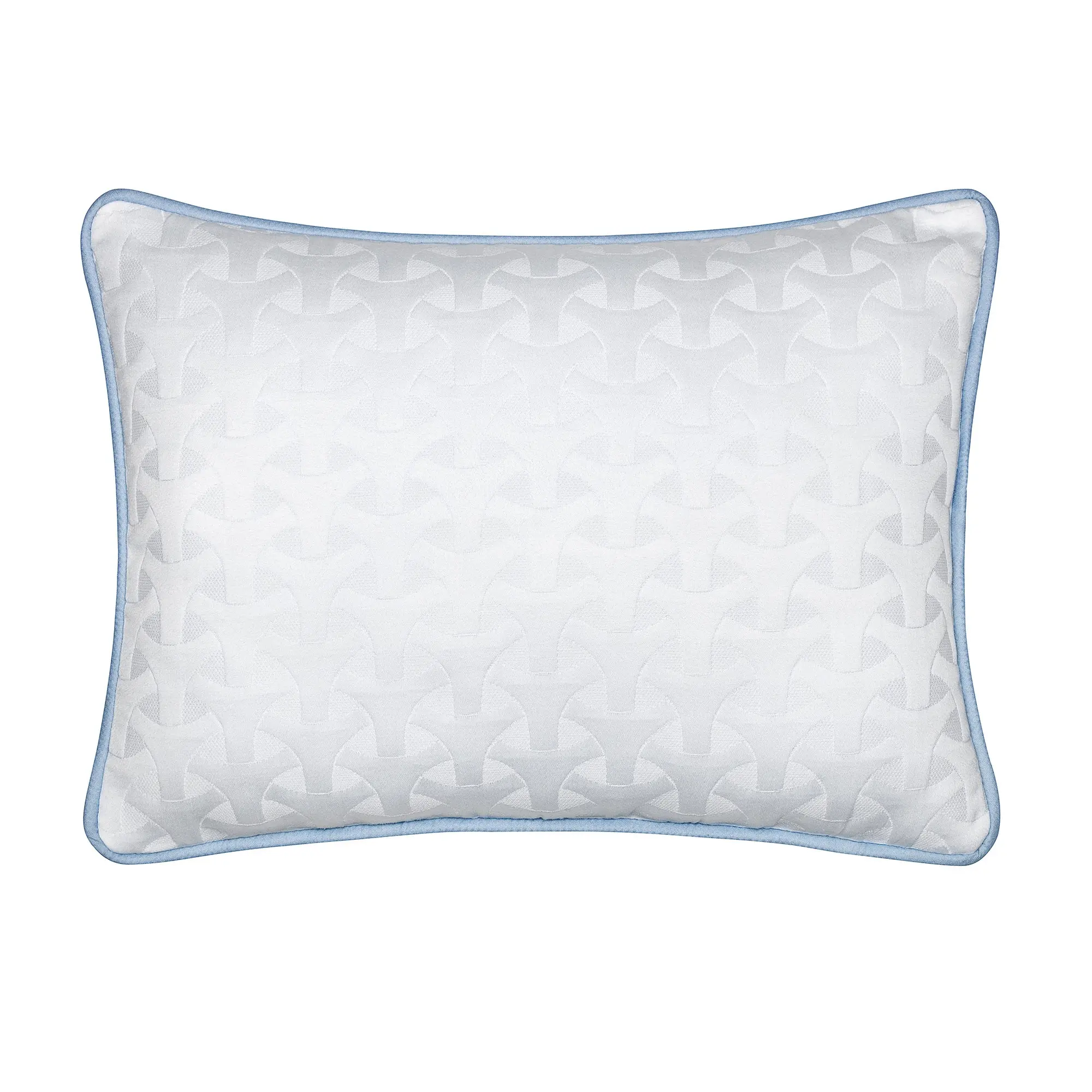 Teen'S Bedspread Set - Andre | White/Blue | 79" x 83"/12" x 18" - Image 4