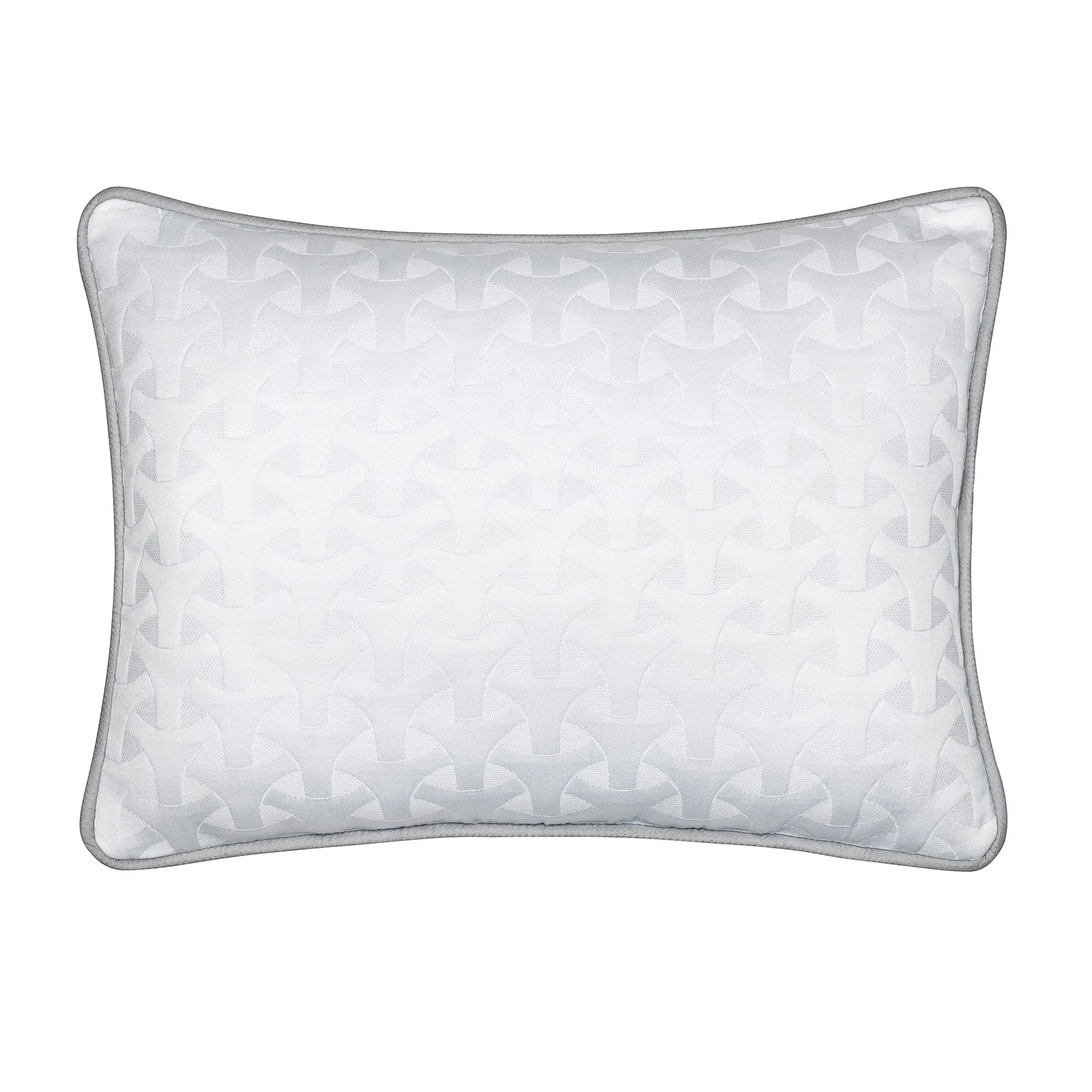 Teen'S Bedspread Set - Andre | White/Grey | 79" x 83"/12" x 18" - Image 4