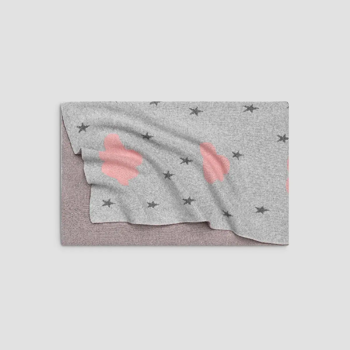 Throw - Olaya | Pink/Grey | 32" x 40" - Image 3