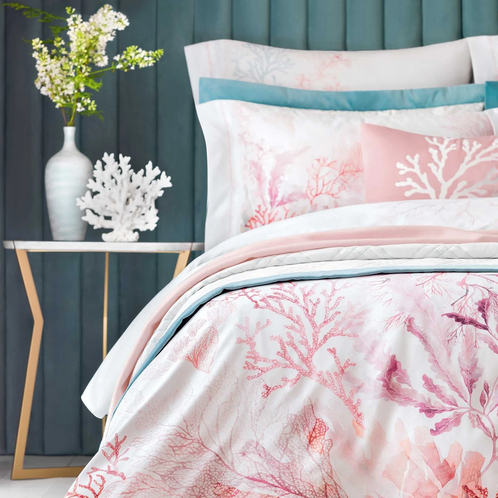 Top Sheet - Aquarius | Pink Antique | King