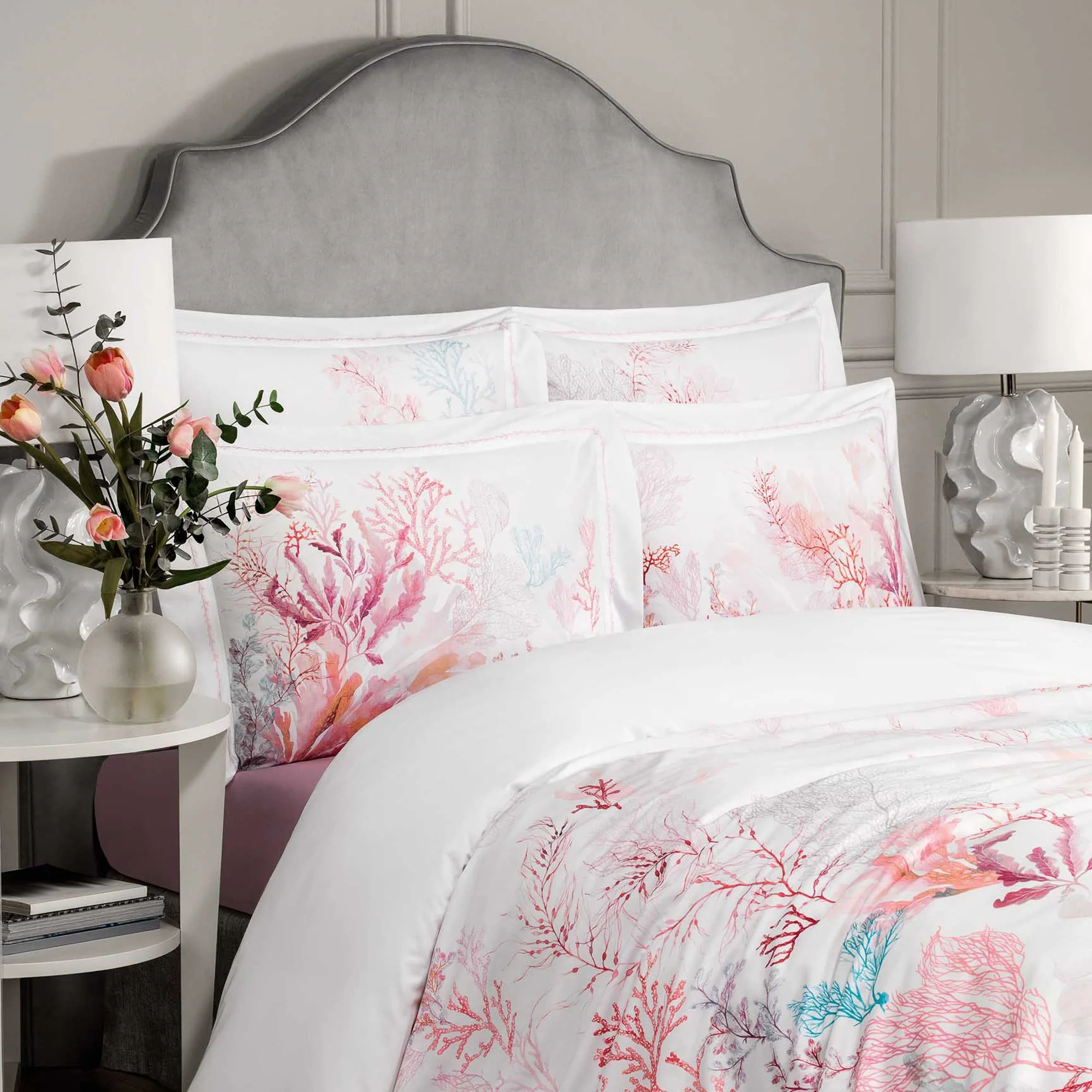 Top Sheet - Aquarius | Pink Antique | King - Image 3