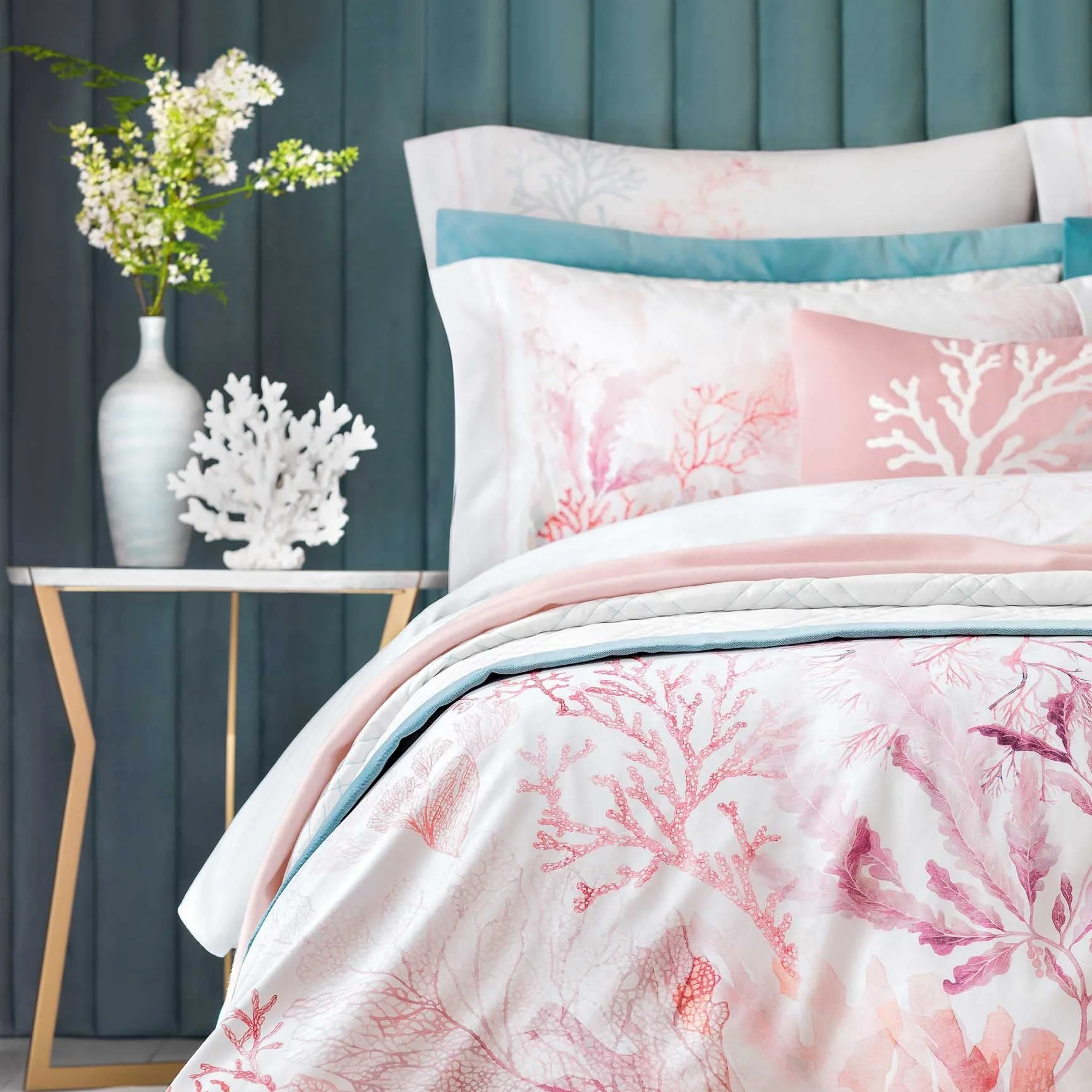 Top Sheet - Aquarius | Pink Antique | Twin