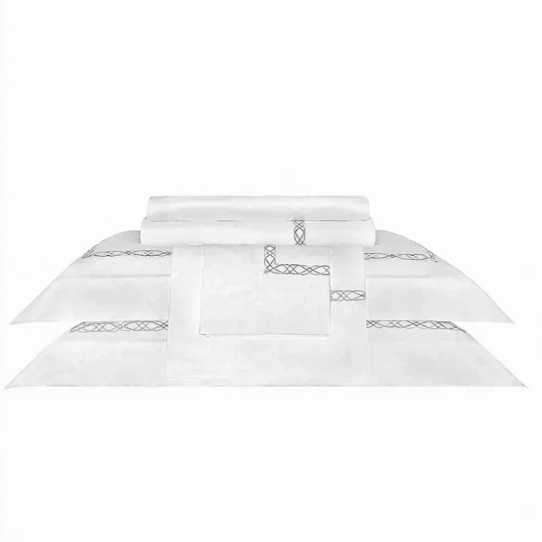 Top Sheet - Mia | White/Grey | King