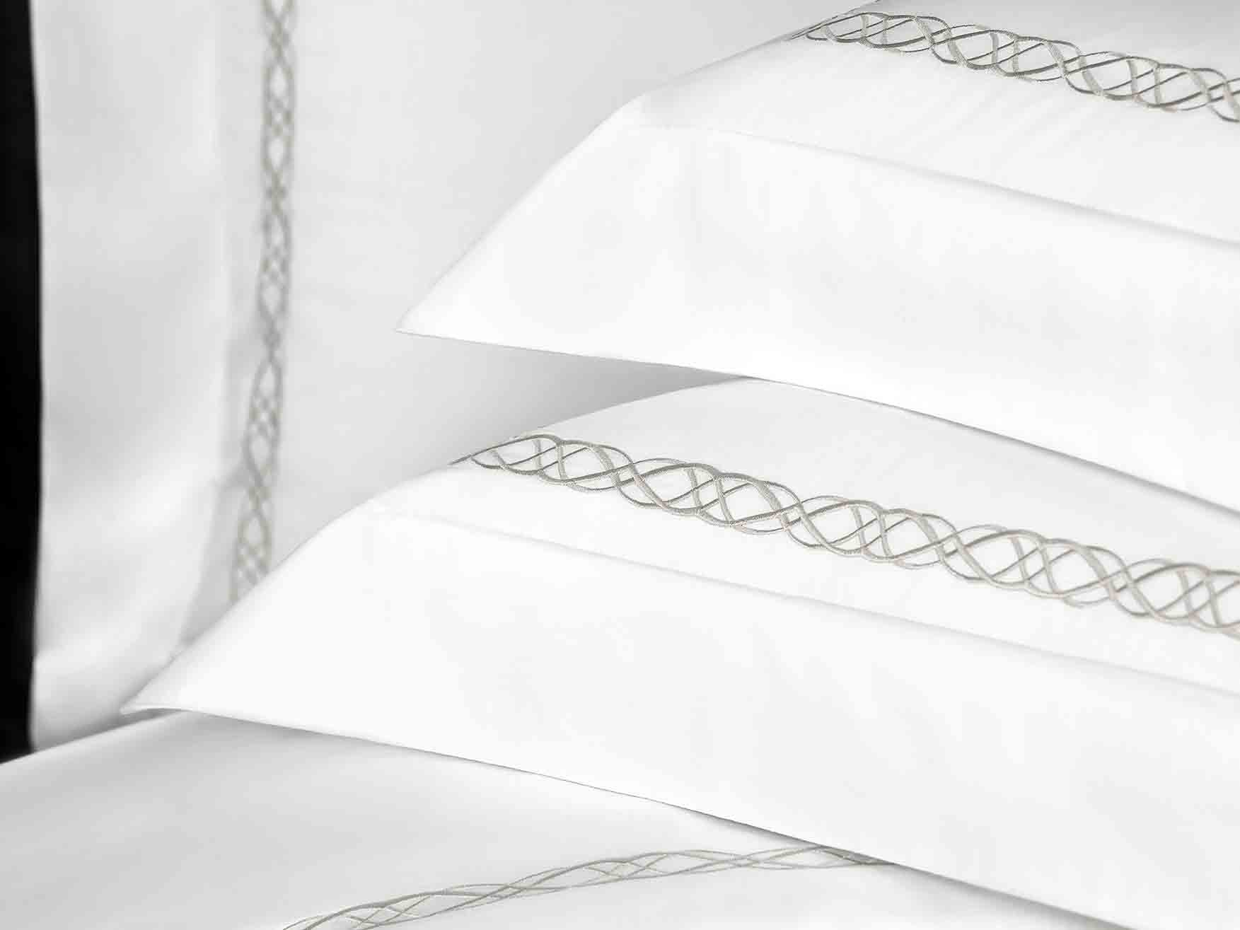 Top Sheet - Mia | White/Grey | Queen - Image 6