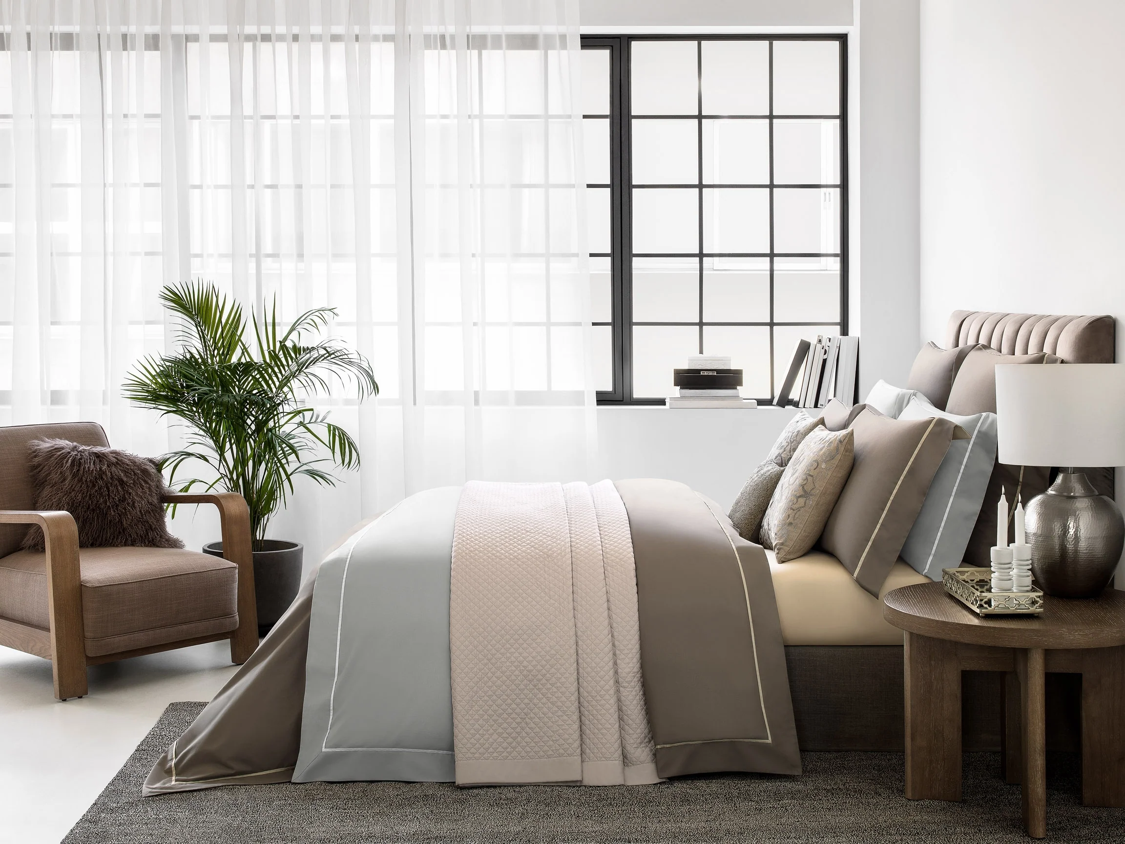 Top Sheet - Plaza | Golden/Beige/Brown | Full - Image 2