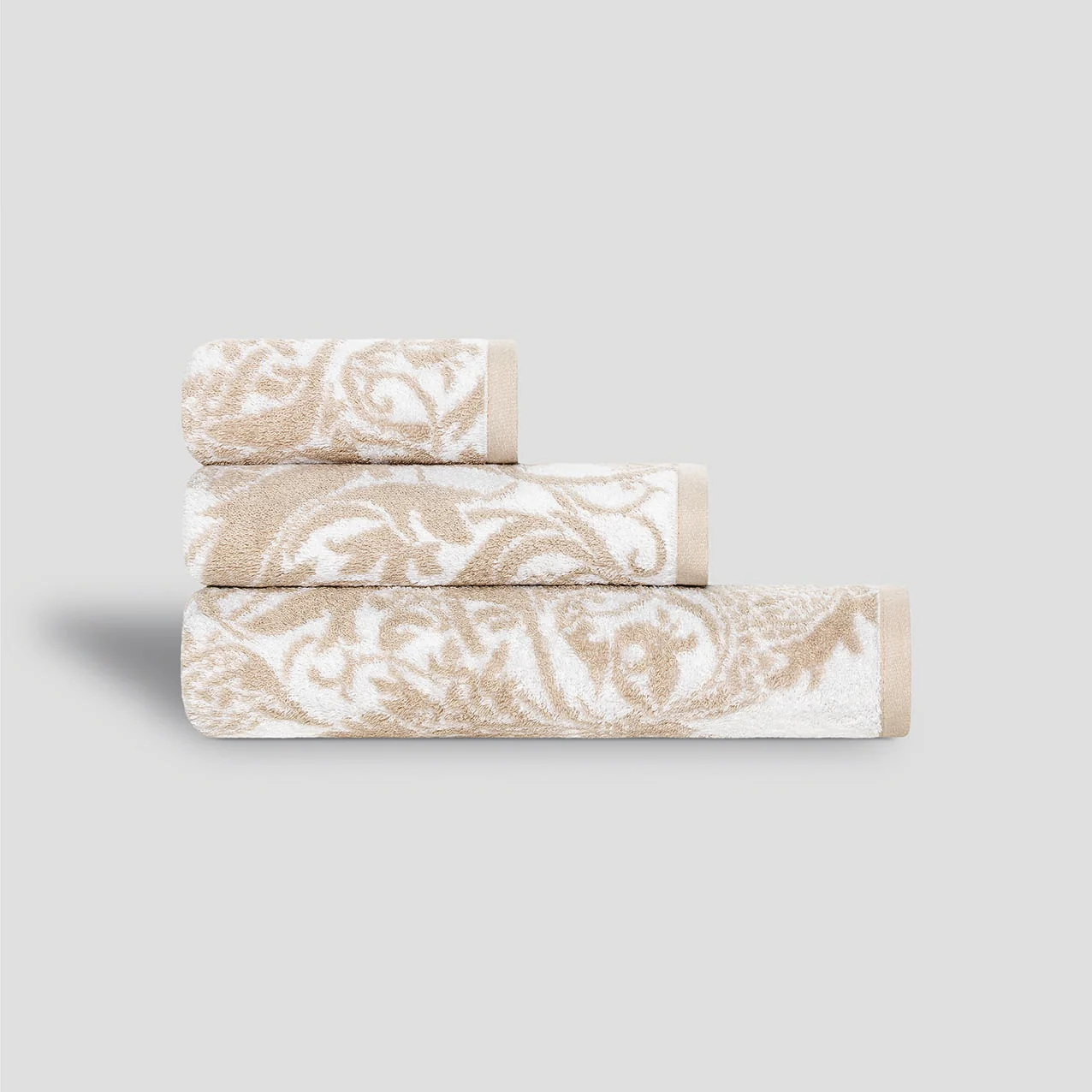 Towel - Bridget | Ecru/Beige | 20" x 39" - Image 6