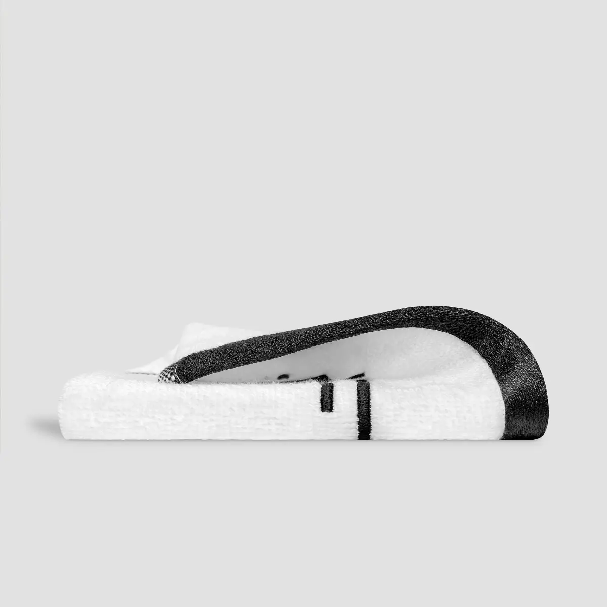 Towel - Jasper | White with Black | 12" x 12"